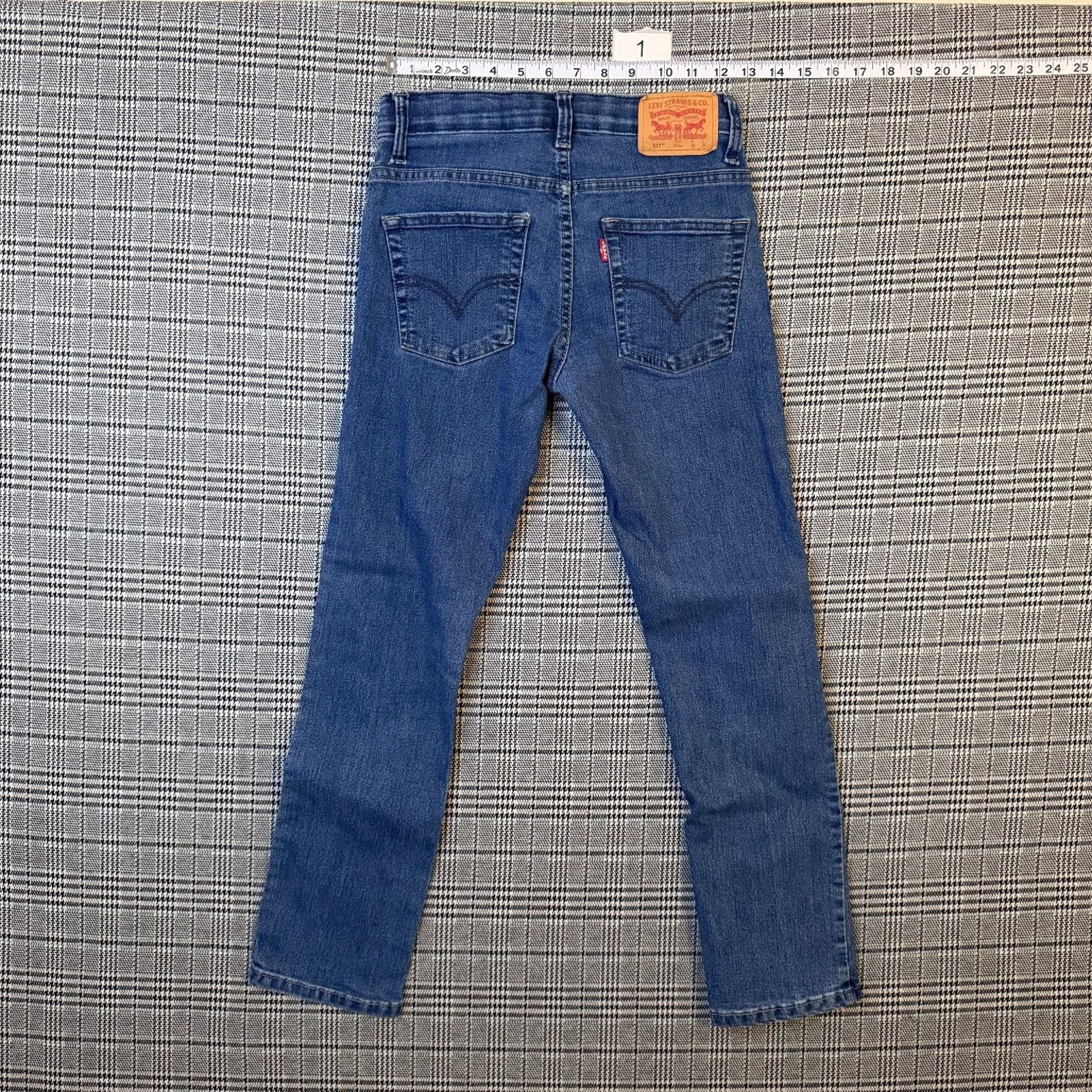 Levi's Levis 511 Men's Jeans Blue Denim Skinny Cotton Stretch 26x27 Size US 26 / EU 42 - 1 Thumbnail