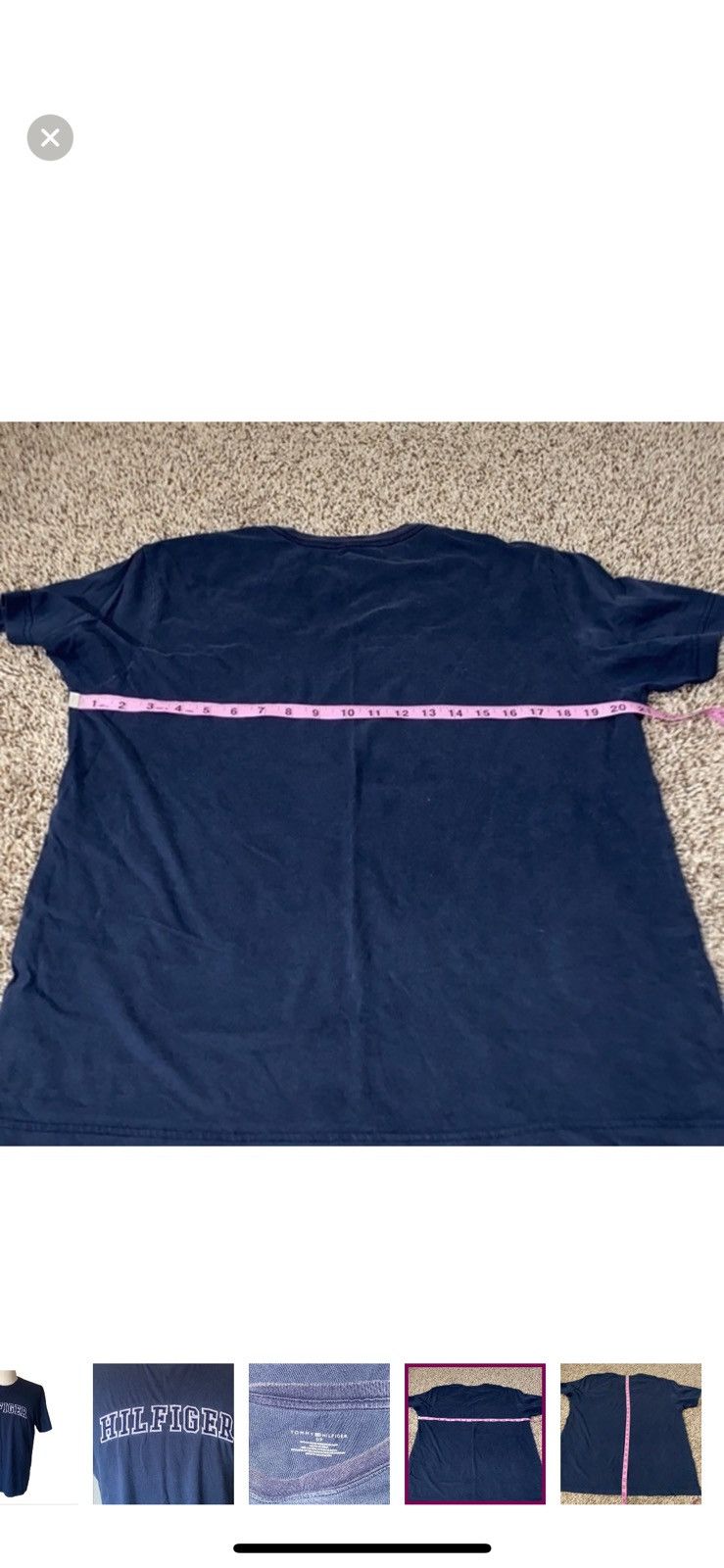 Tommy Hilfiger Tommy Hilfiger small logo tee Size US S / EU 44-46 / 1 - 2 Thumbnail