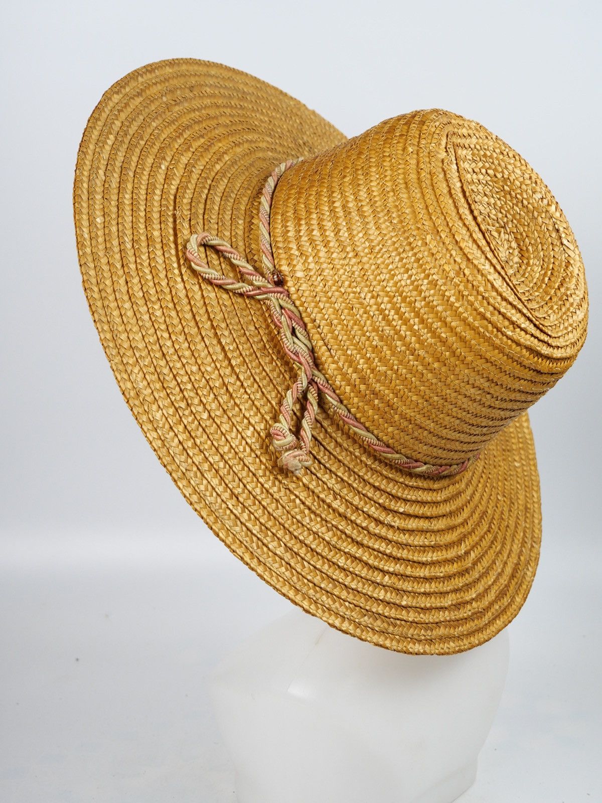 Other Vintage Raffia Straw Hat Wide Brim Natural Hat Size ONE SIZE - 1 Thumbnail
