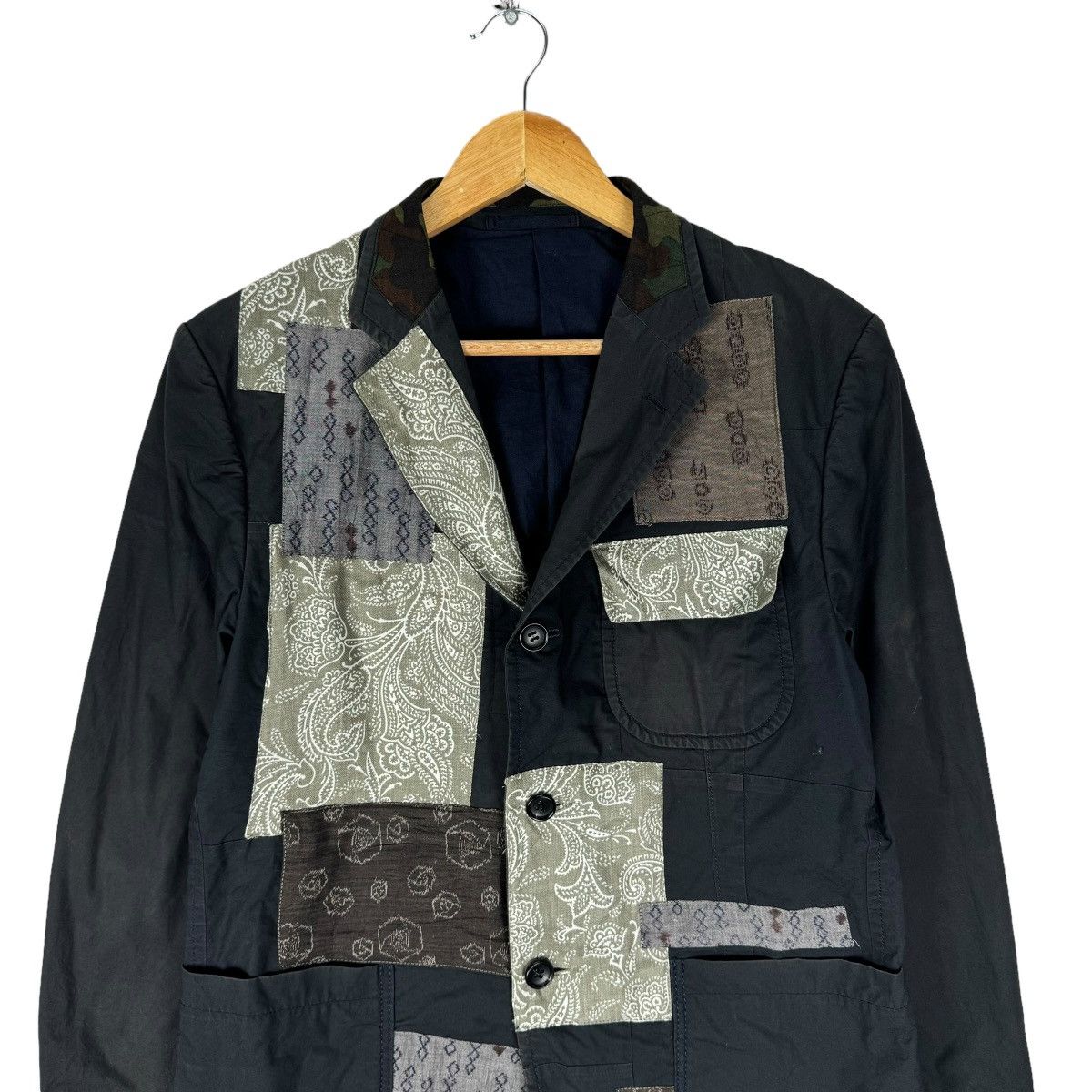 CDG by Comme des Garcons 🌟CDG HOMME FW2009 PATCHWORK BLAZER LIKE JUNYA WATANABE Size US M / EU 48-50 / 2 - 5 Thumbnail