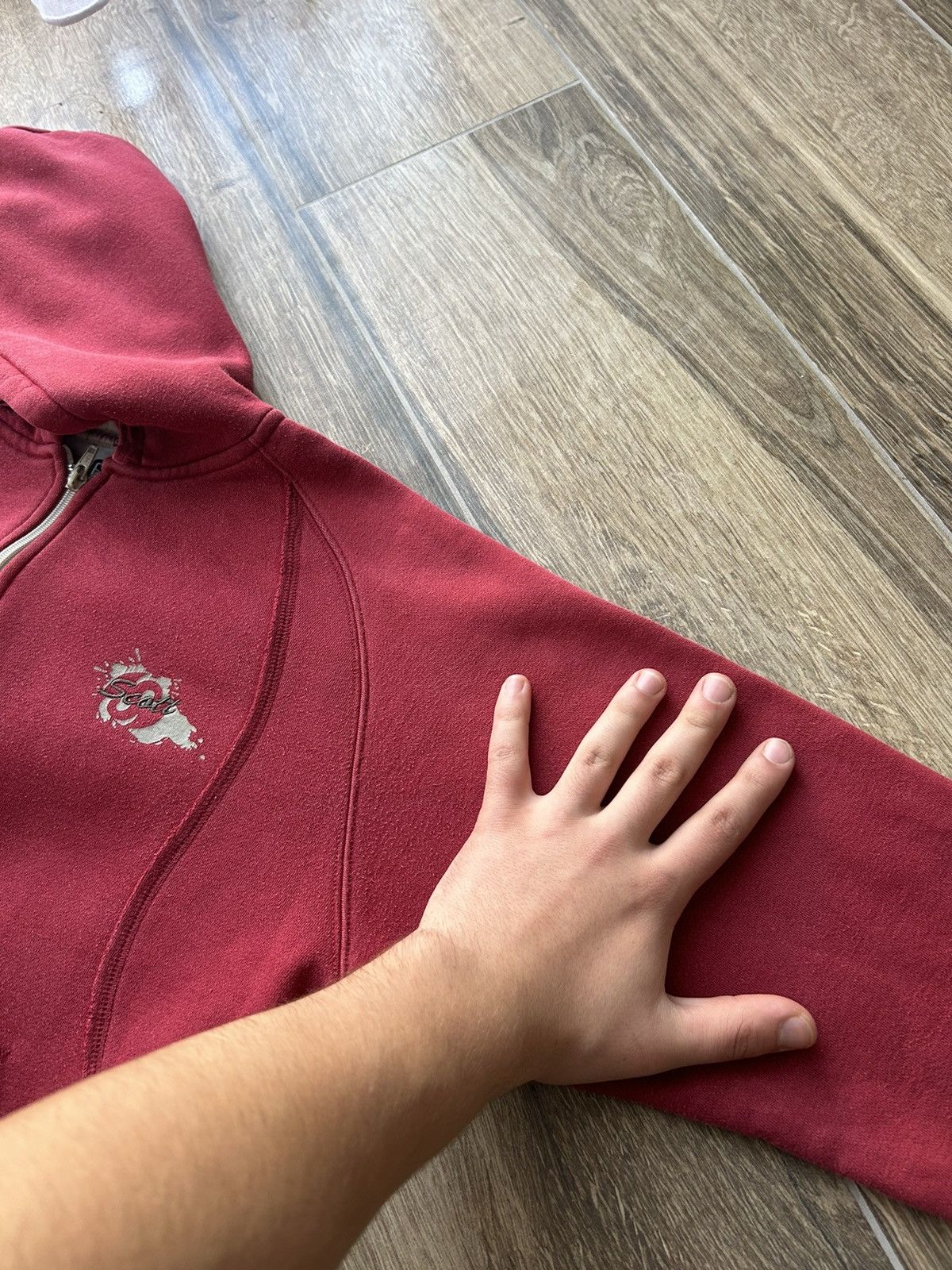 Schott × Vintage Vintage Scott zip-hoodies oversized big logo y2k Size US S / EU 44-46 / 1 - 5 Thumbnail