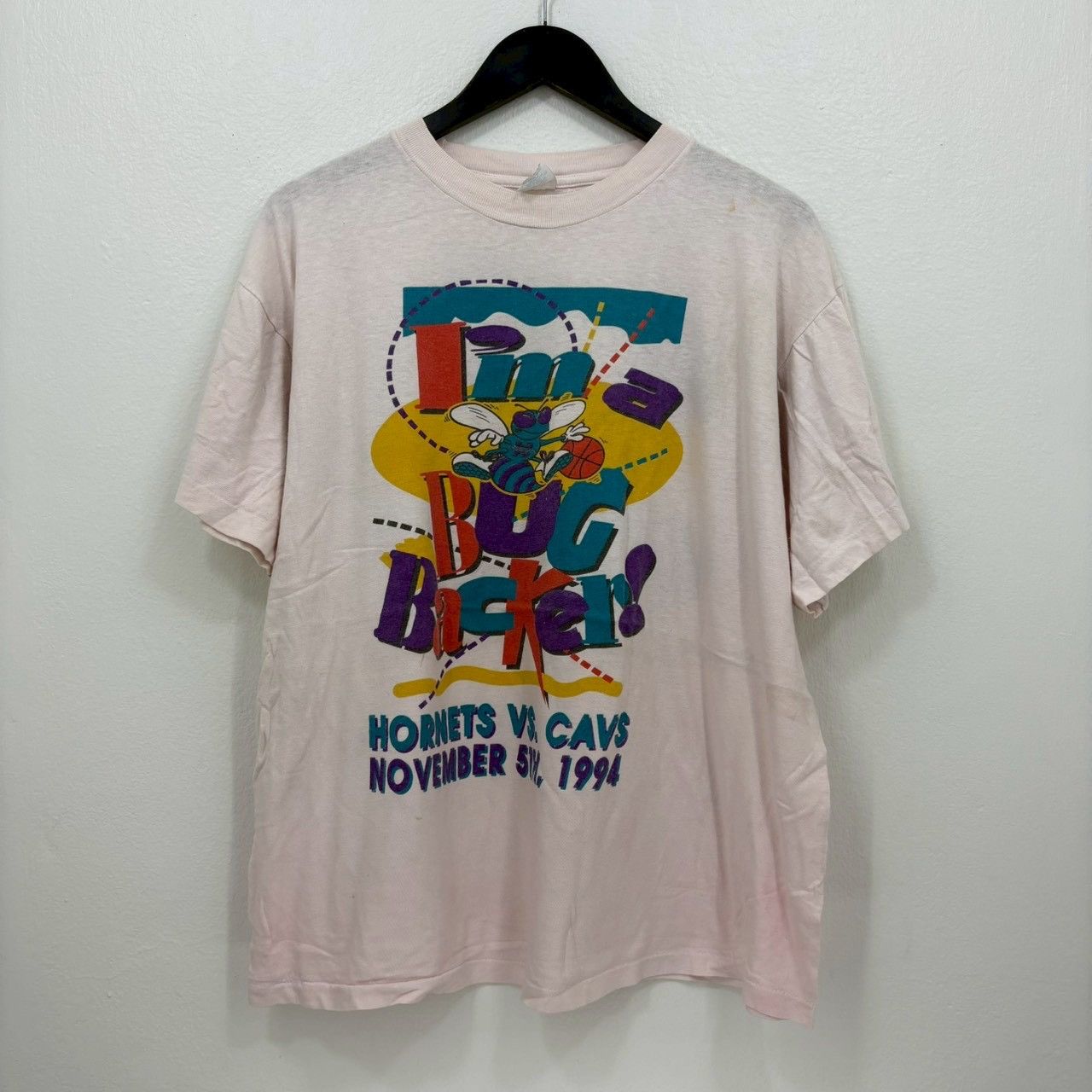 Vintage Vintage 90s Charlotte Hornets shirt size L wts03 Size US L / EU 52-54 / 3 - 3 Thumbnail