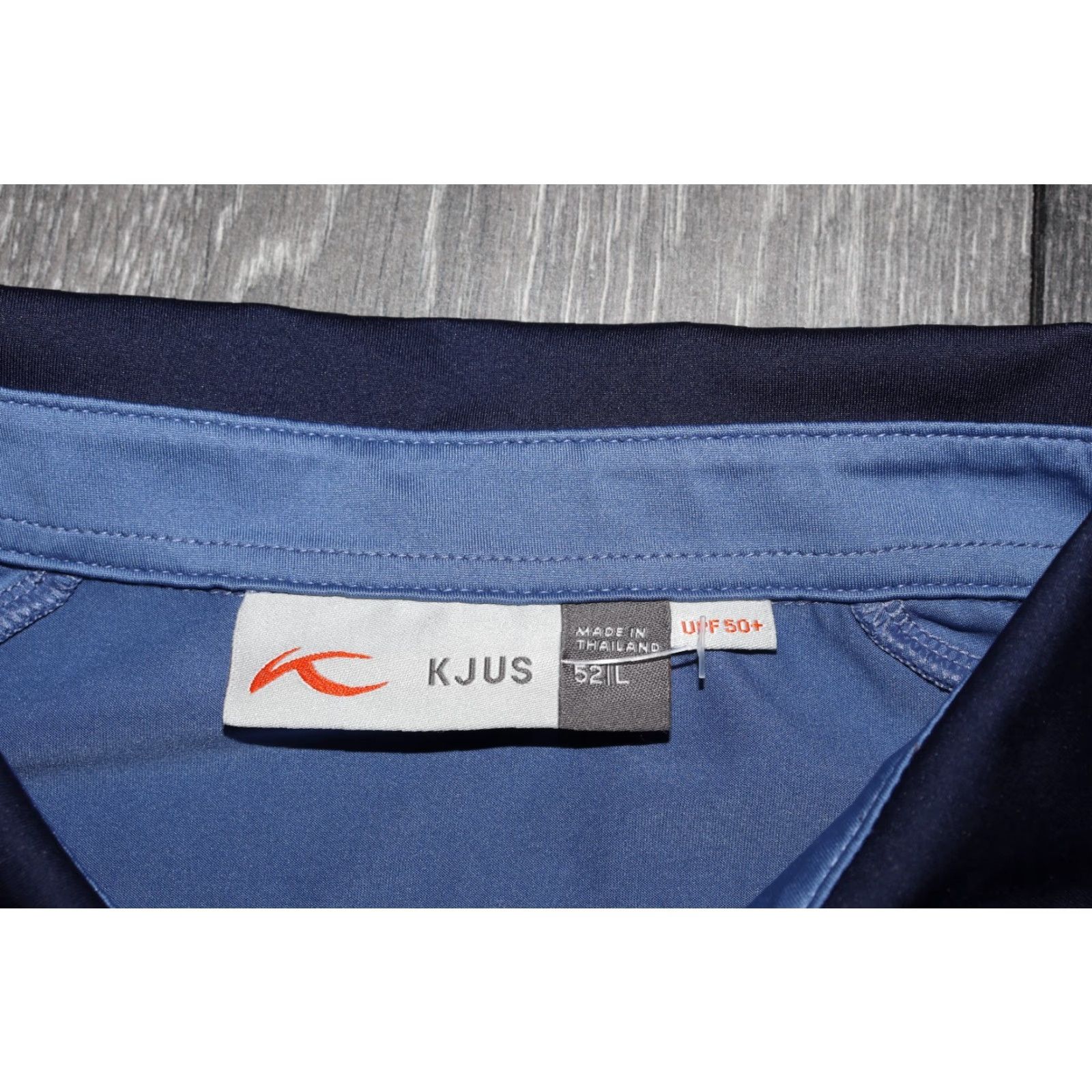 KJUS KJUS Polo Shirt Short Sleeve Golf SPANDEX Size L Blue Mens Size US L / EU 52-54 / 3 - 4 Thumbnail