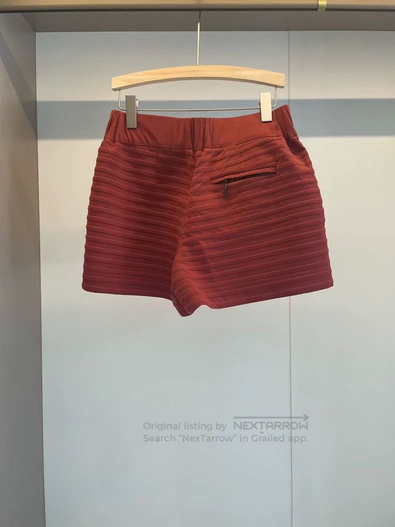 Brunello Cucinelli Brunello Cucinelli Brick Red Cotton Shorts Size 27" / US 4 / IT 40 - 2 Thumbnail