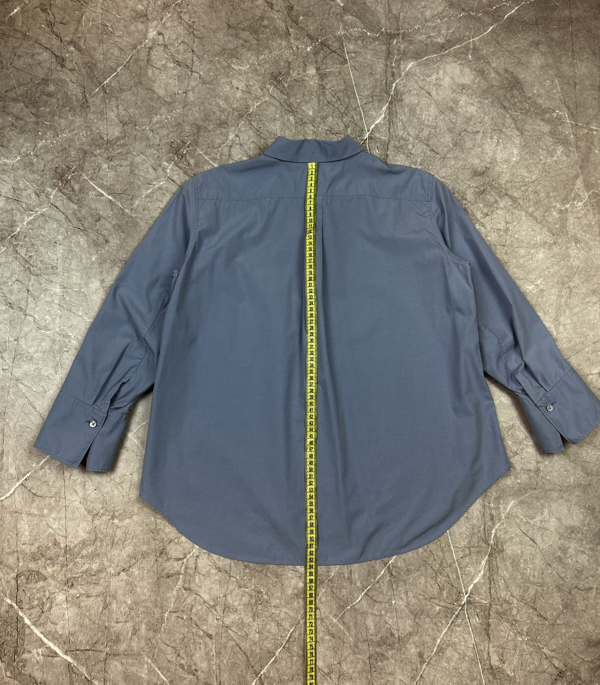 Jil Sander JIL SANDER Blue SHIRT BUTTON UP Size XS / US 0-2 / IT 36-38 - 8 Thumbnail
