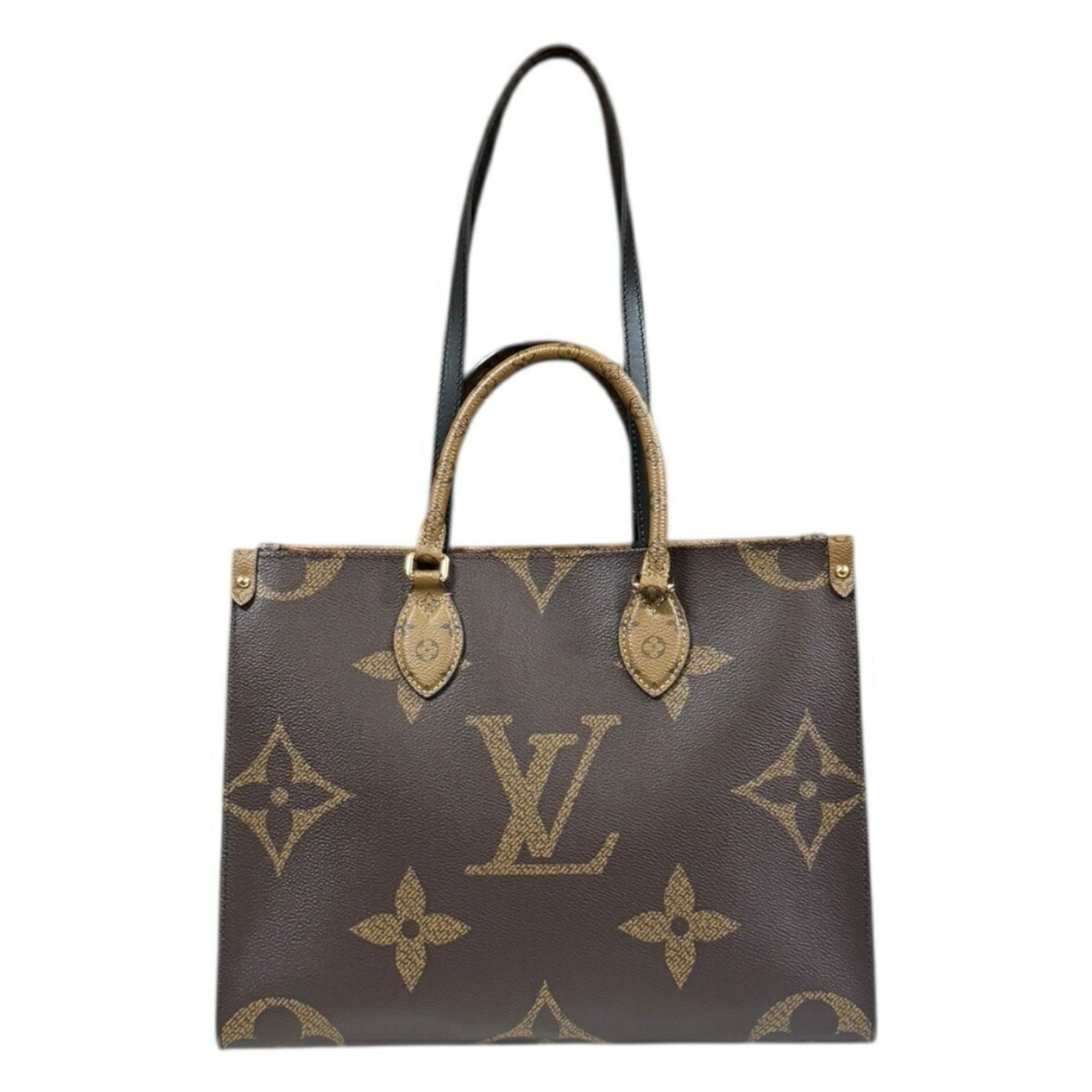 Louis Vuitton On The Go Mm Monogram Giant Shoulder Bag Canvas M45321 Brown Women's Louis Vuitton 2Way