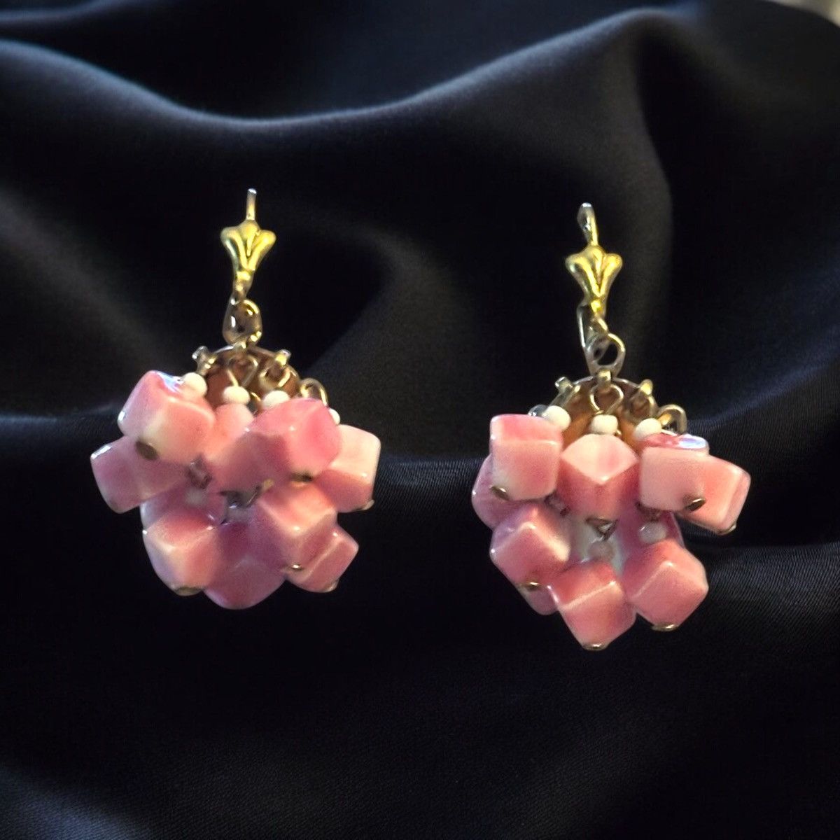 Other Rose quartz cluster dangle earrings Size ONE SIZE - 2 Thumbnail