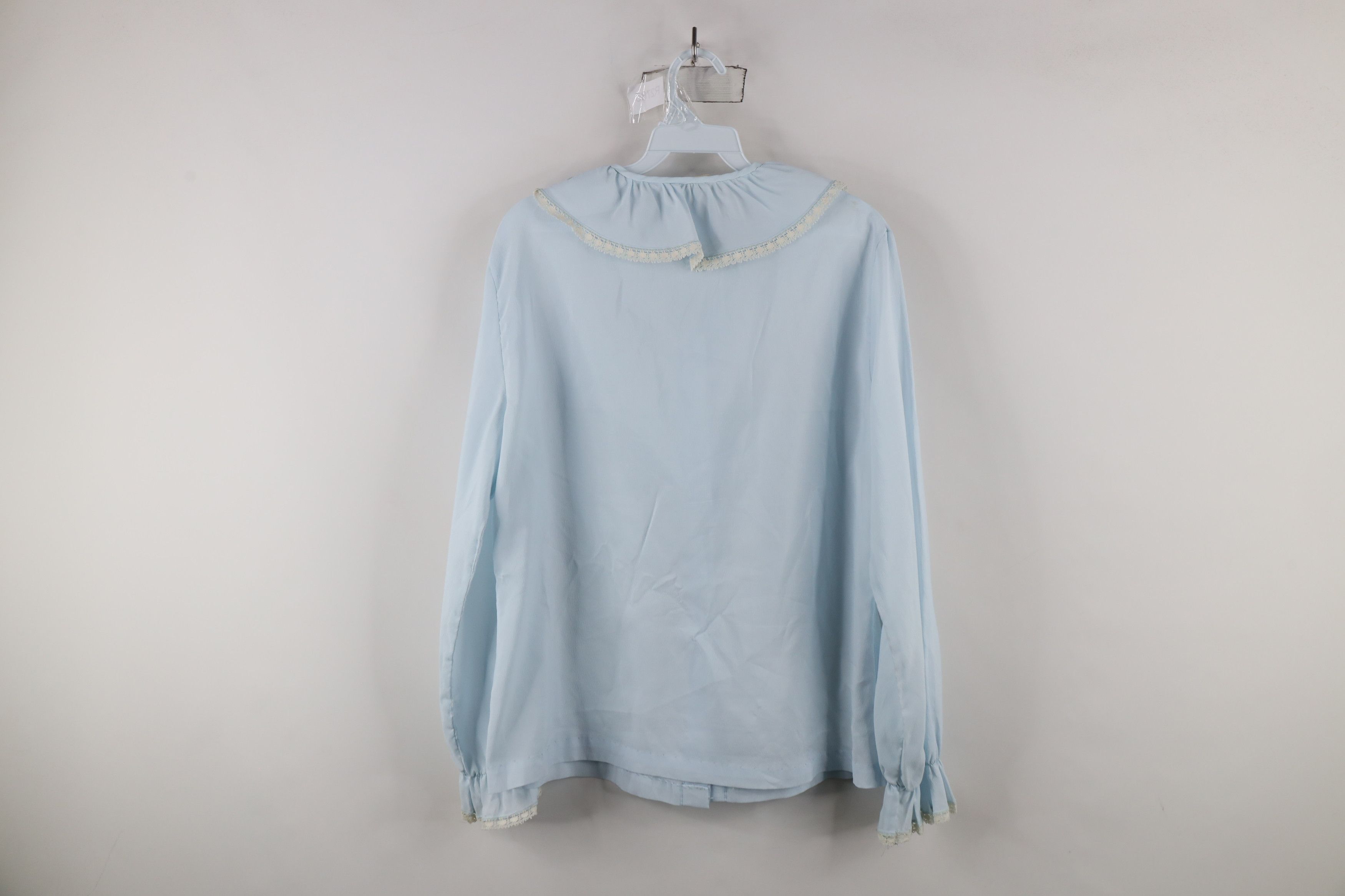 Vintage Vintage 70s Country Primitive Prairie Frill Button Shirt USA Size XXL / US 16-18 / IT 52-54 - 13 Thumbnail