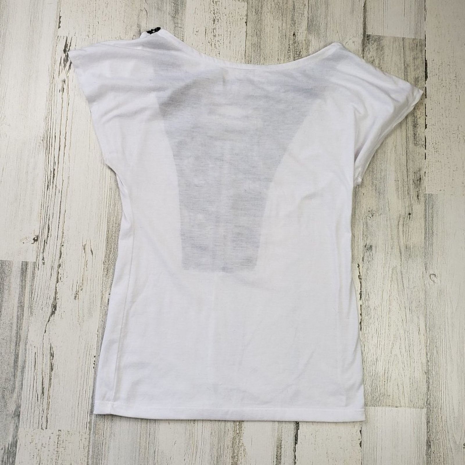 Forever 21 Forever 21 White Black Lace Back Short Sleeve Top Medium |  Grailed, image size:1600x1600