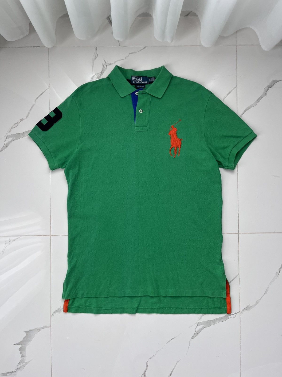 Polo Ralph Lauren 90’s POLO RALPH LAUREN BIG LOGO RETRO T-SHIRT OLD MONEY RARE Size US M / EU 48-50 / 2 - 1 Thumbnail