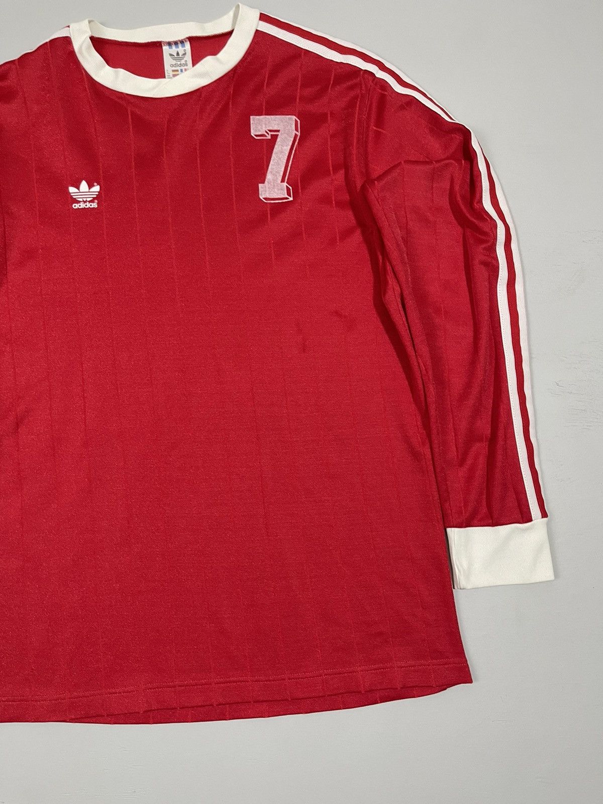 Adidas 70s/80s Adidas Retro Soccer Jersey Made in Yugoslavia #7 Size US L / EU 52-54 / 3 - 3 Thumbnail