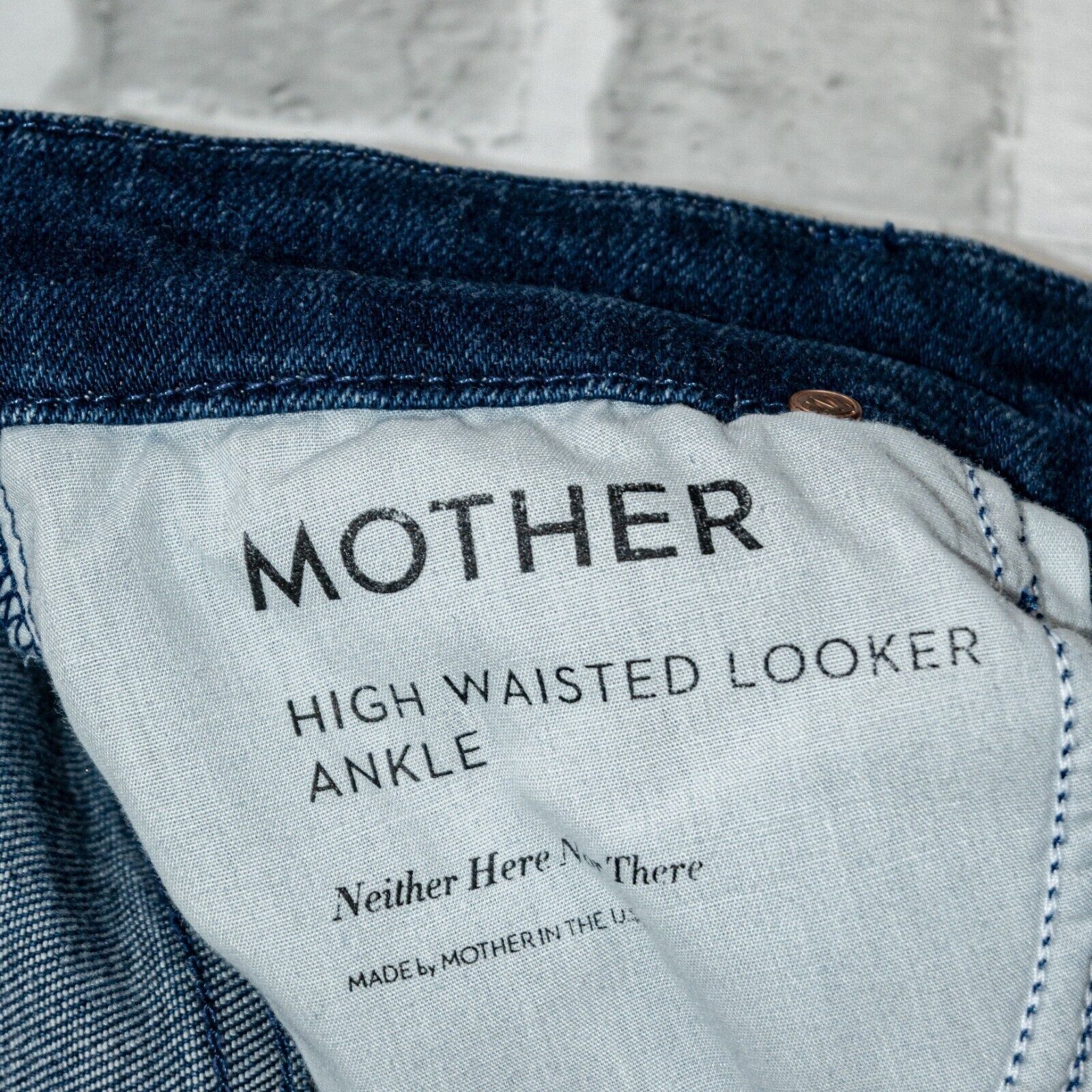 MOTHER MOTHER Denim High Rise Looker Ankle Jeans Blue Size 25" / US 0 / IT 36 - 7 Thumbnail