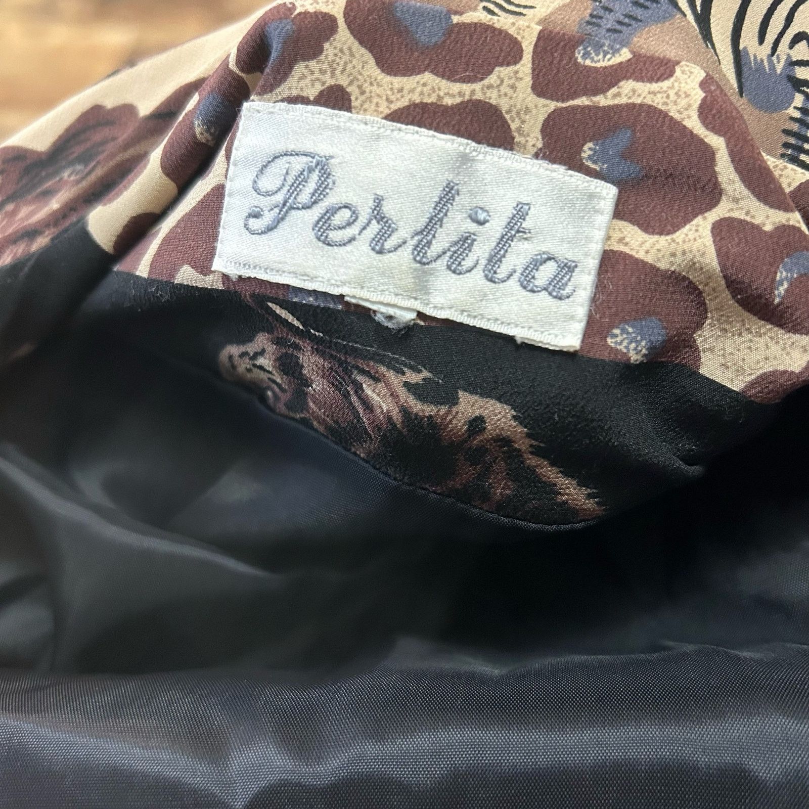 Vintage 90s Vintage Bomber Jacket Animal Print Patchwork Silk Large Size L / US 10 / IT 46 - 9 Thumbnail