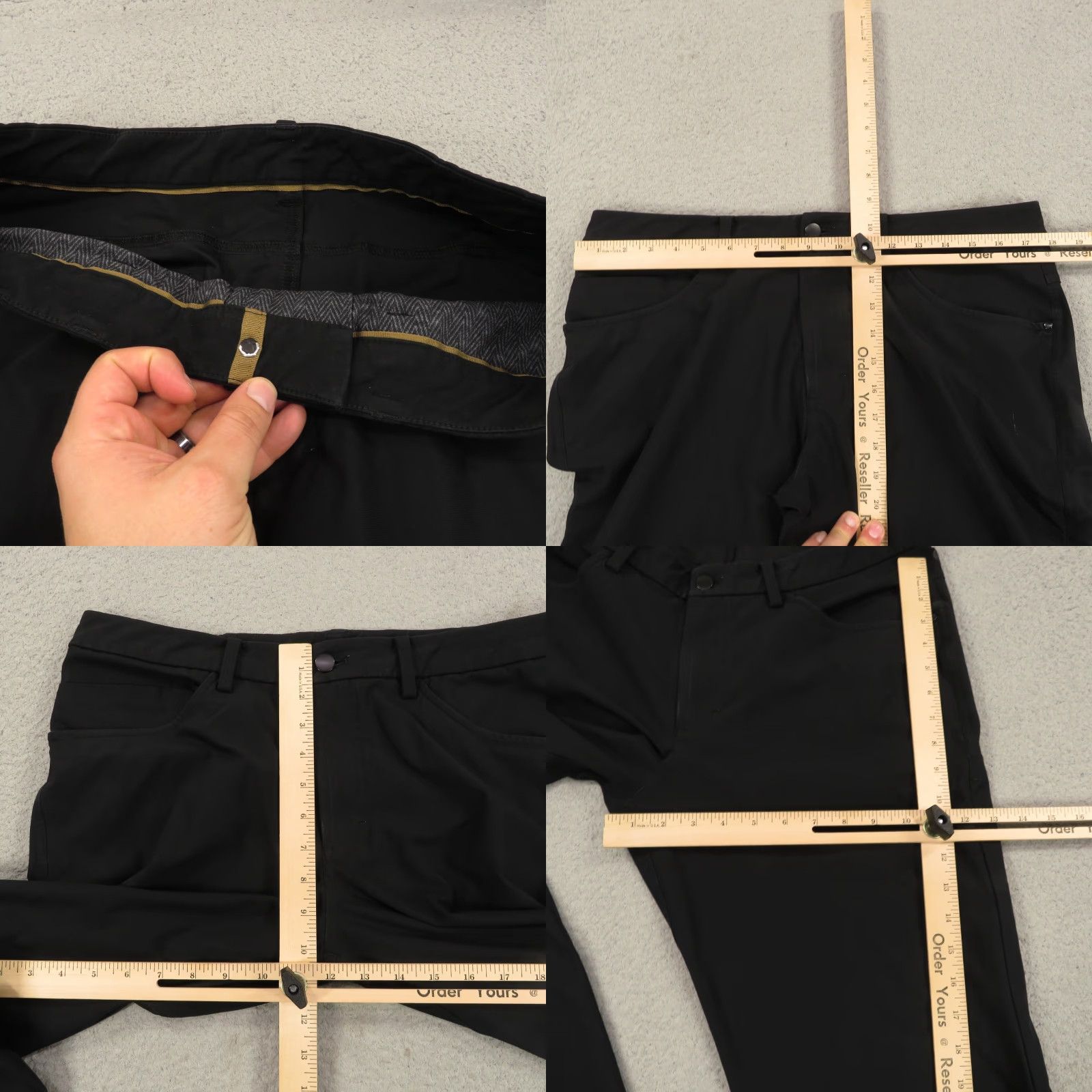 Lululemon Lululemon ABC Pant 34x34 Slim Fit Warpstreme Black First Release 5 Five Pocket Pants Men Size US 34 / EU 50 - 8 Thumbnail
