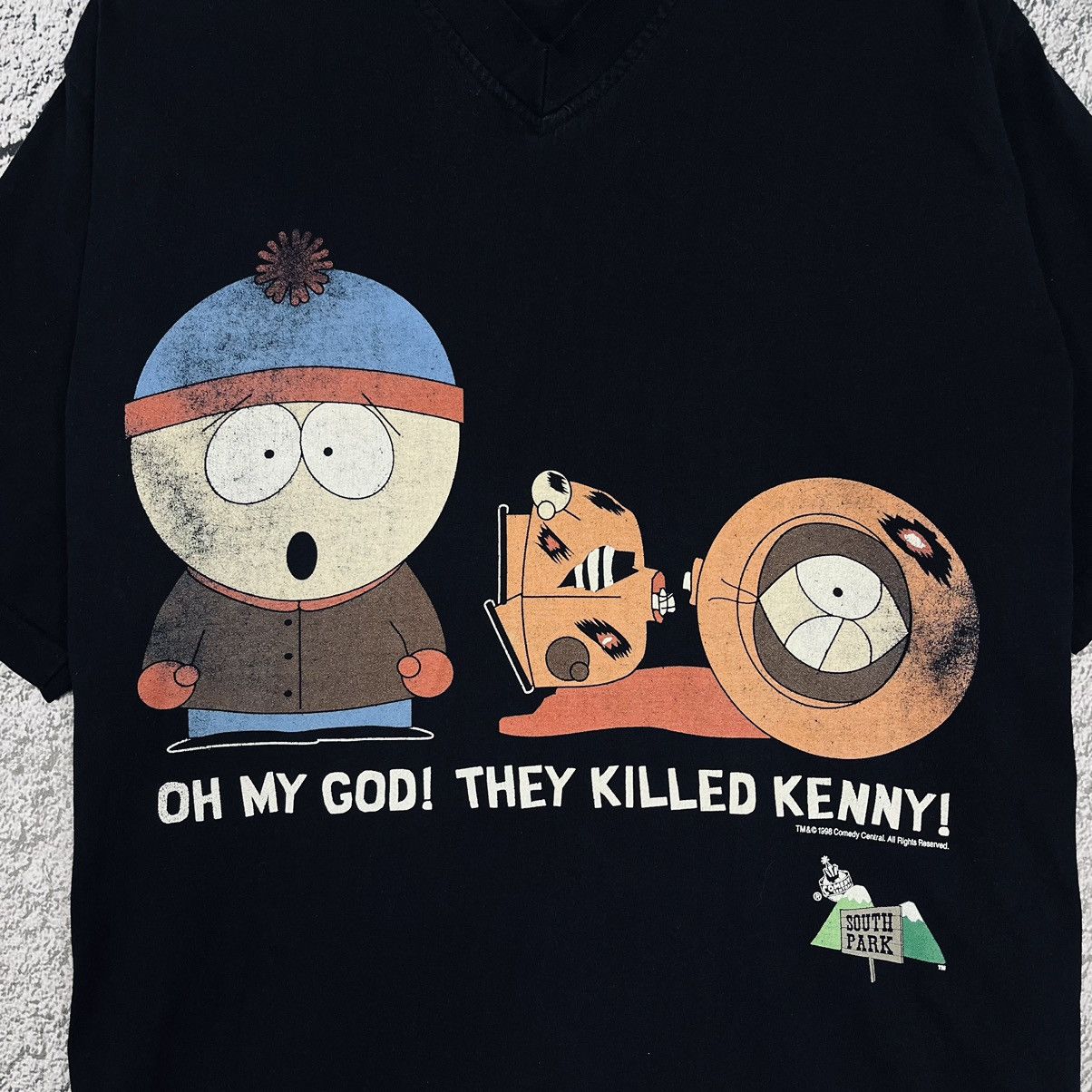 Vintage ⭐️SOUTH PARK⭐️ Vintage 1998 oh my god they killed kenny Tee Size US L / EU 52-54 / 3 - 6 Thumbnail