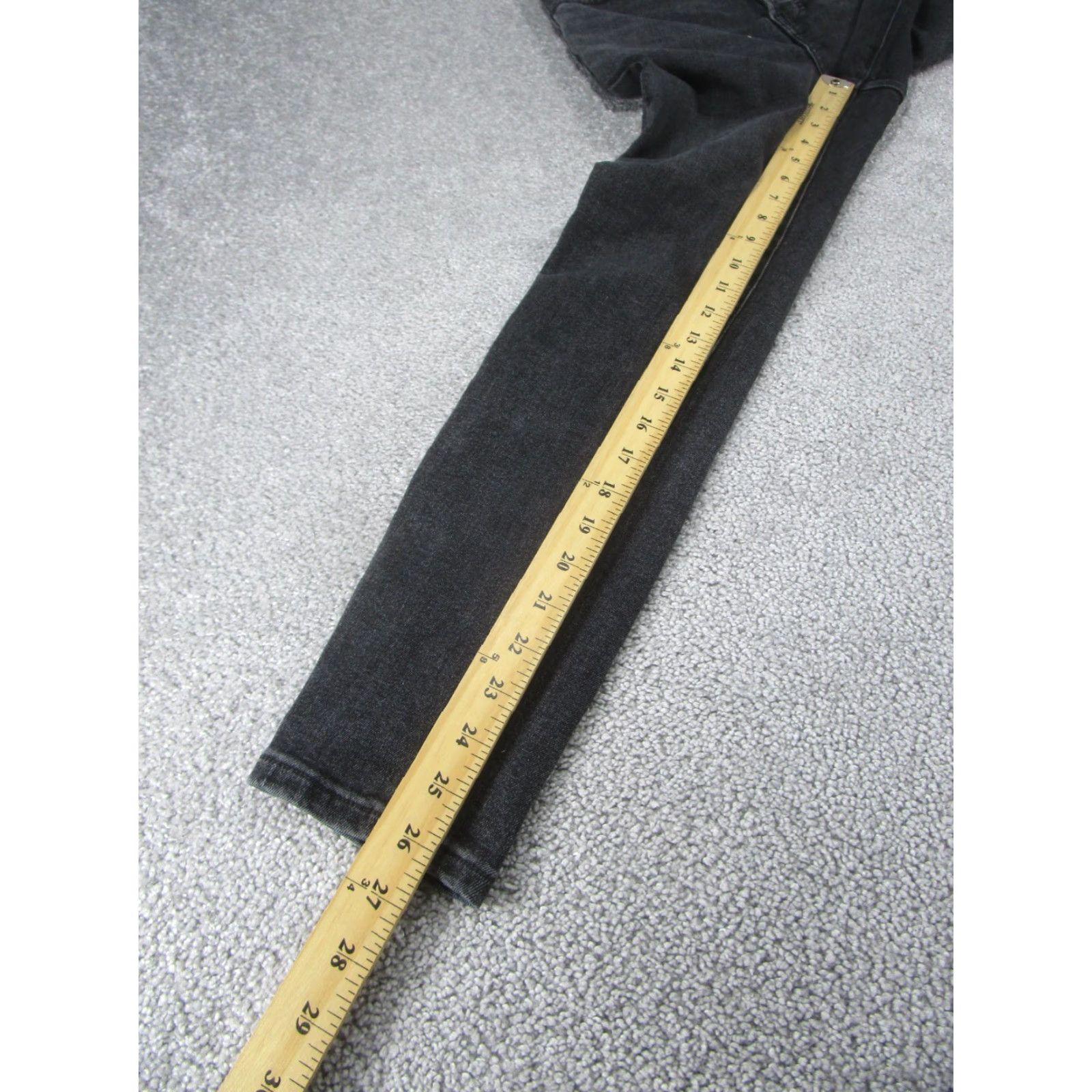 Everlane VINTAGE Everlane Womens Jeans Skinny High Rise Ankle Dark Gray Denim 28 Womens Size 28" / US 6 / IT 42 - 4 Thumbnail