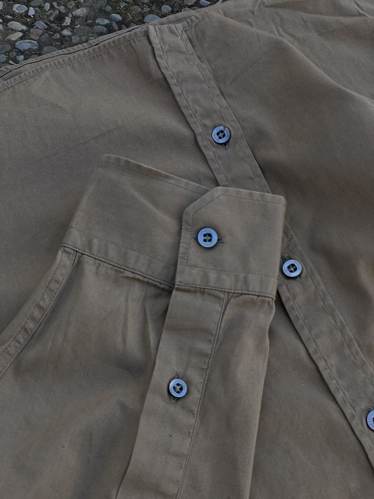 Gucci Vintage Gucci Tom Ford Era Button Ups Shirt Size US M / EU 48-50 / 2 - 8 Thumbnail