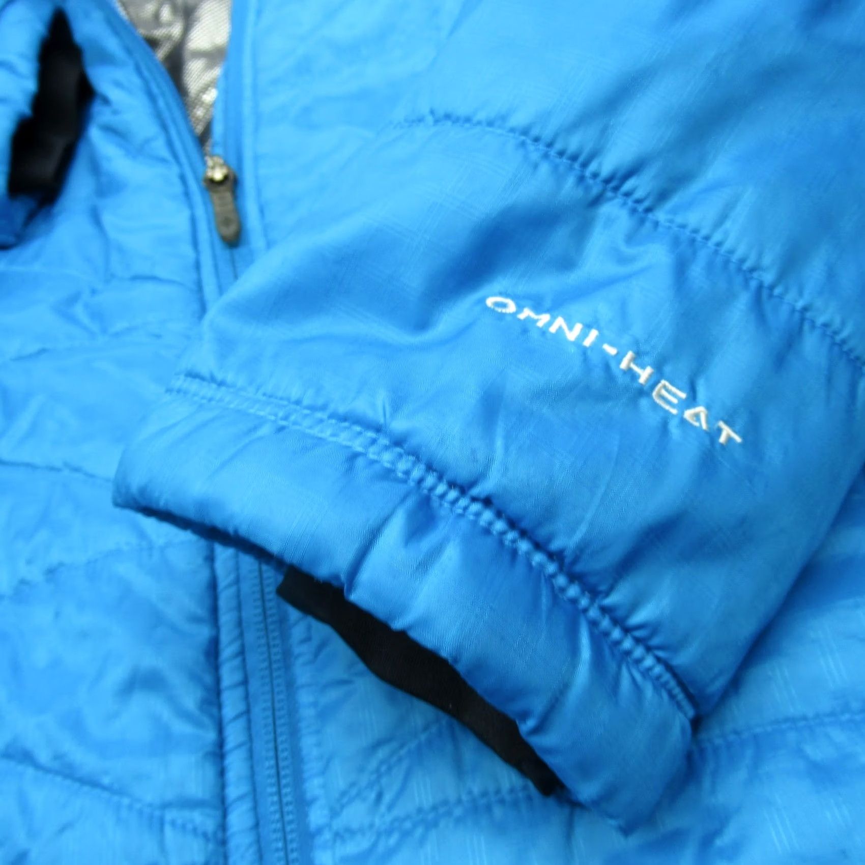 Vintage Columbia Jacket Womens Medium Blue Mighty Lite III Omni Heat Puffer Light Coat Size M / US 6-8 / IT 42-44 - 3 Thumbnail