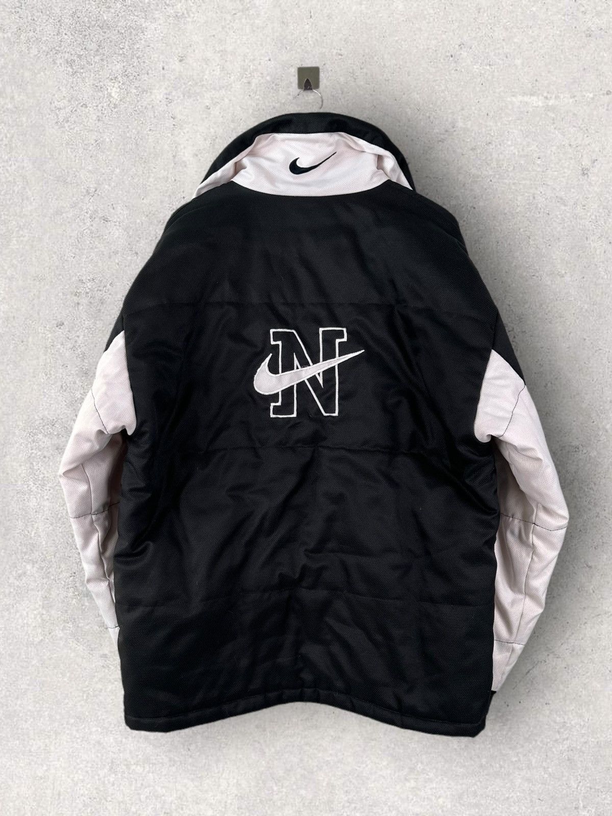 Nike × Vintage Vintage 90s Nike nylon big logo jacket coat