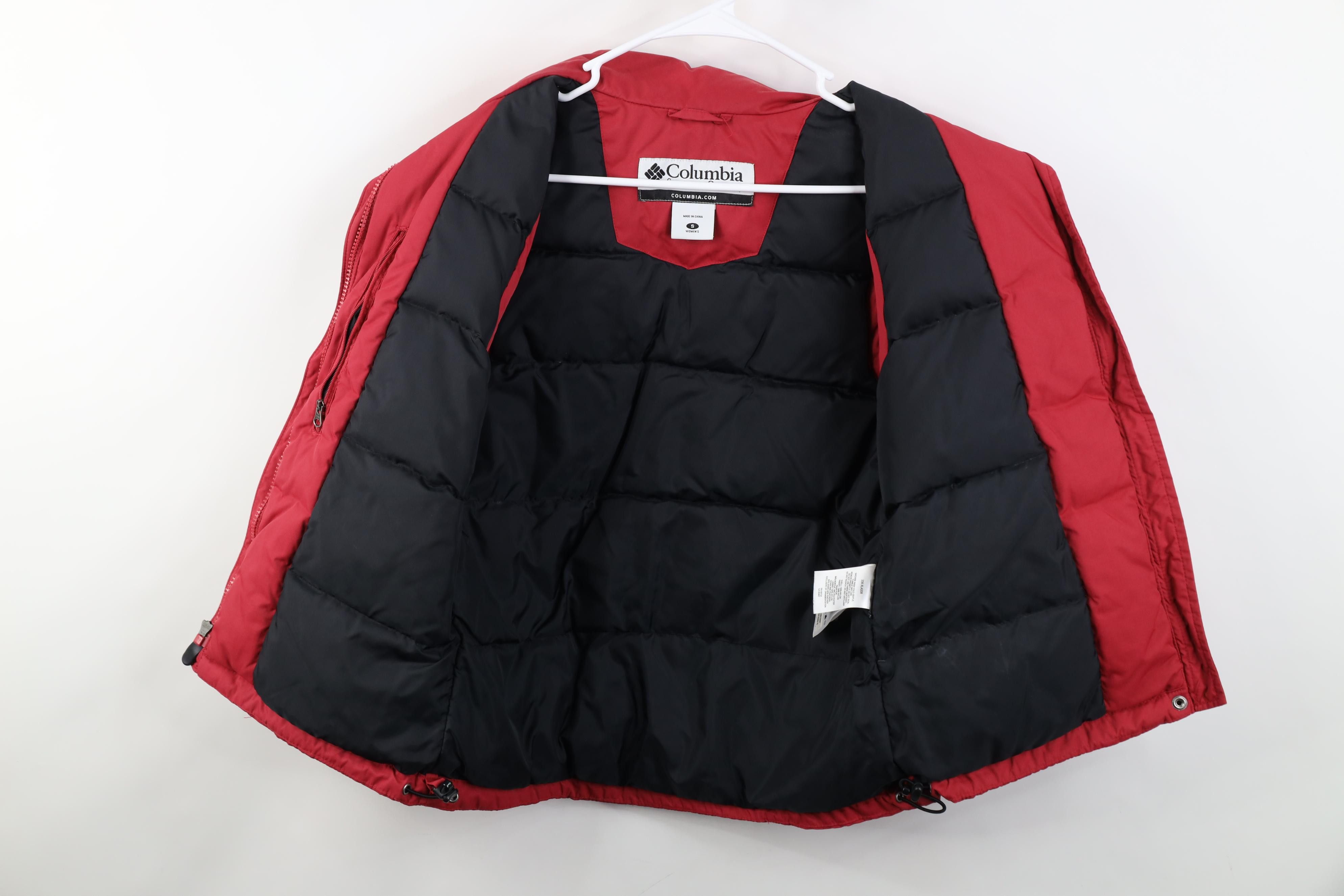 Columbia Vintage Y2K Columbia Star Duck Down Puffer Vest Jacket Red Size S / US 4 / IT 40 - 12 Thumbnail