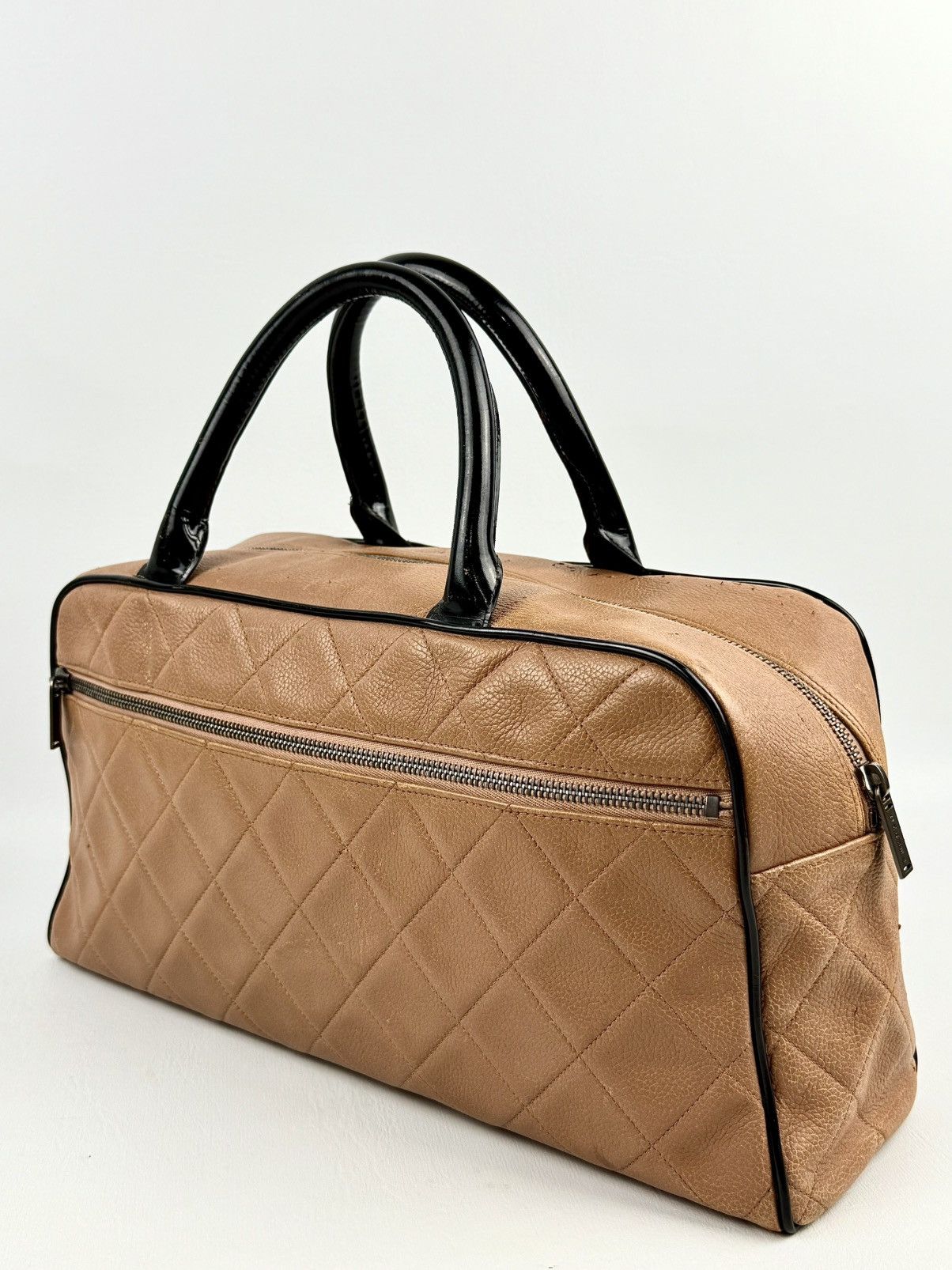 Chanel Chanel - 2002 - Caviar - Matelassé - Bowling Bag Size ONE SIZE - 8 Thumbnail