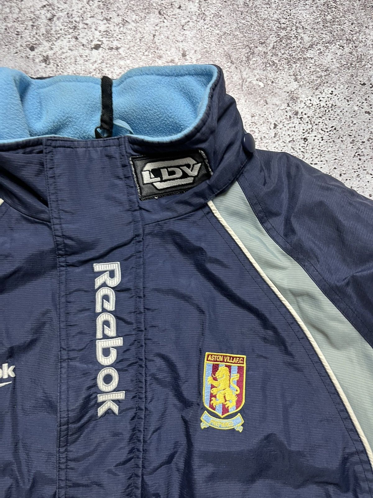 Reebok × Vintage ⚽️Aston Villa Coat Jacket 1998/99 Reebok 90s Football Soccer Size US XXL / EU 58 / 5 - 4 Thumbnail