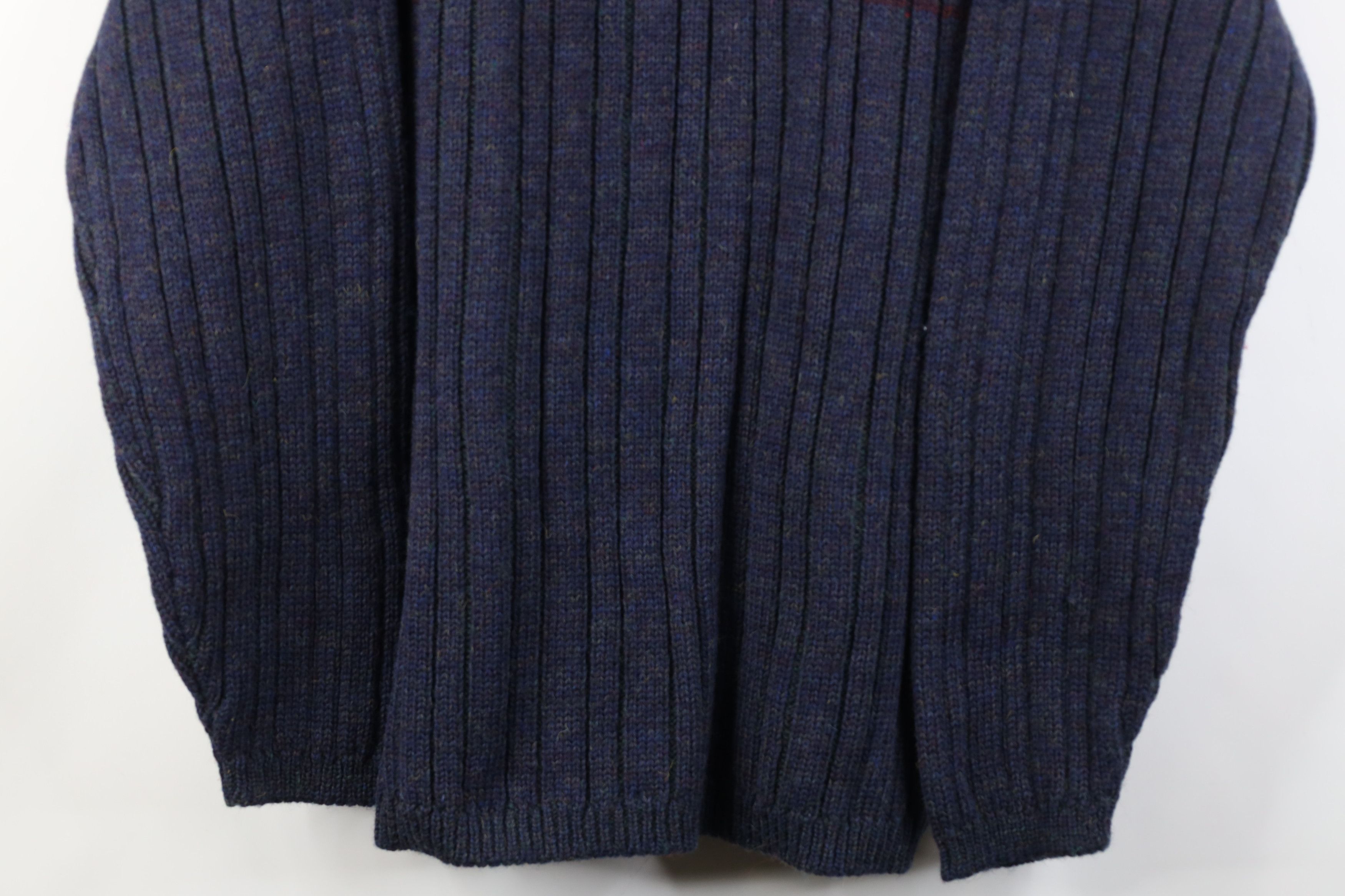 L.L. Bean Vintage 70s LL Bean Wool Ribbed Knit Crewneck Sweater Size US M / EU 48-50 / 2 - 3 Thumbnail