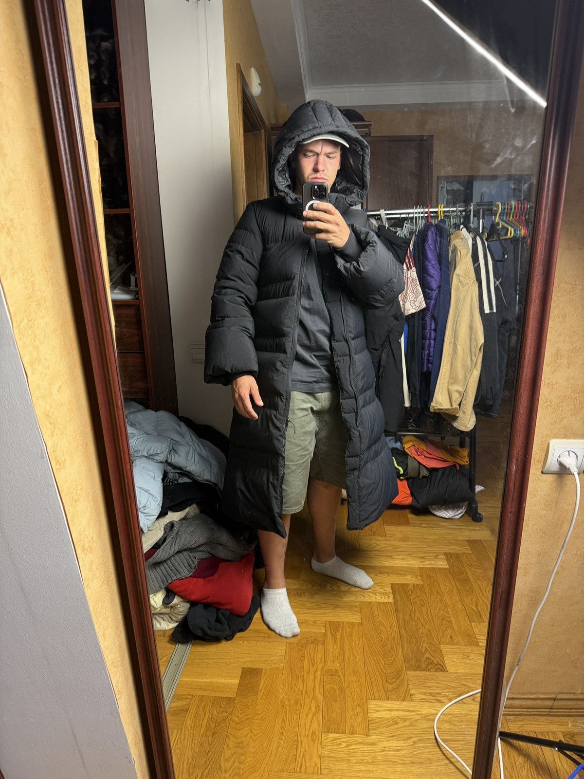 Adidas Y-3 Hooded Down Puffer Jacket Classic Size L / US 10 / IT 46 - 20 Thumbnail