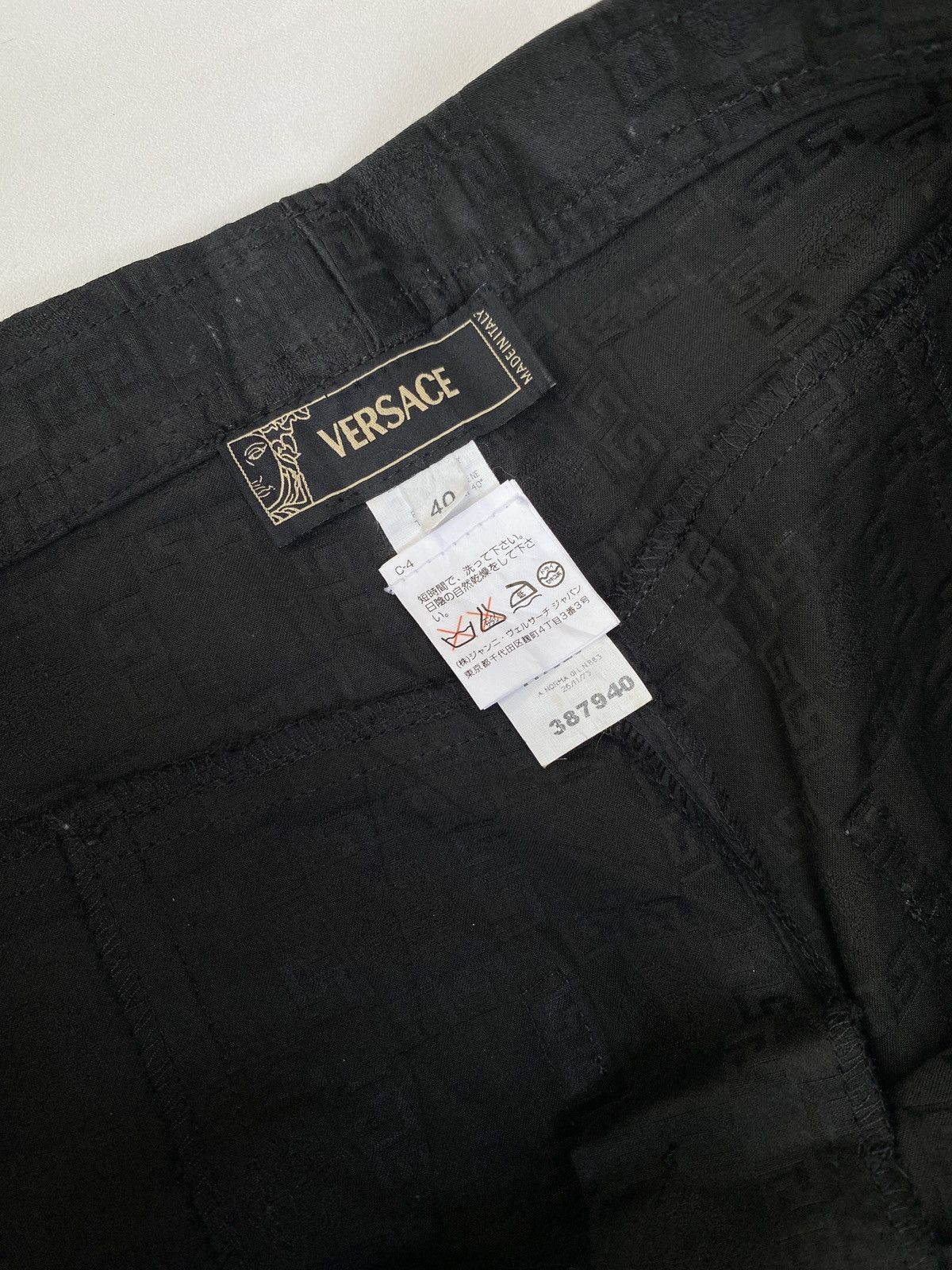 Versace Versace Monogram Flare pants Size 27" / US 4 / IT 40 - 9 Thumbnail