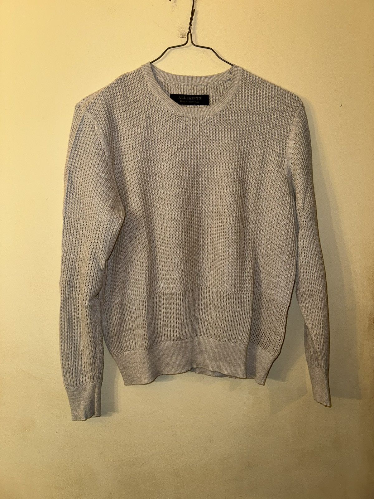 Allsaints Allaints Men’s Metz LS Crew Sweater, Small Size US S / EU 44-46 / 1 - 1 Thumbnail