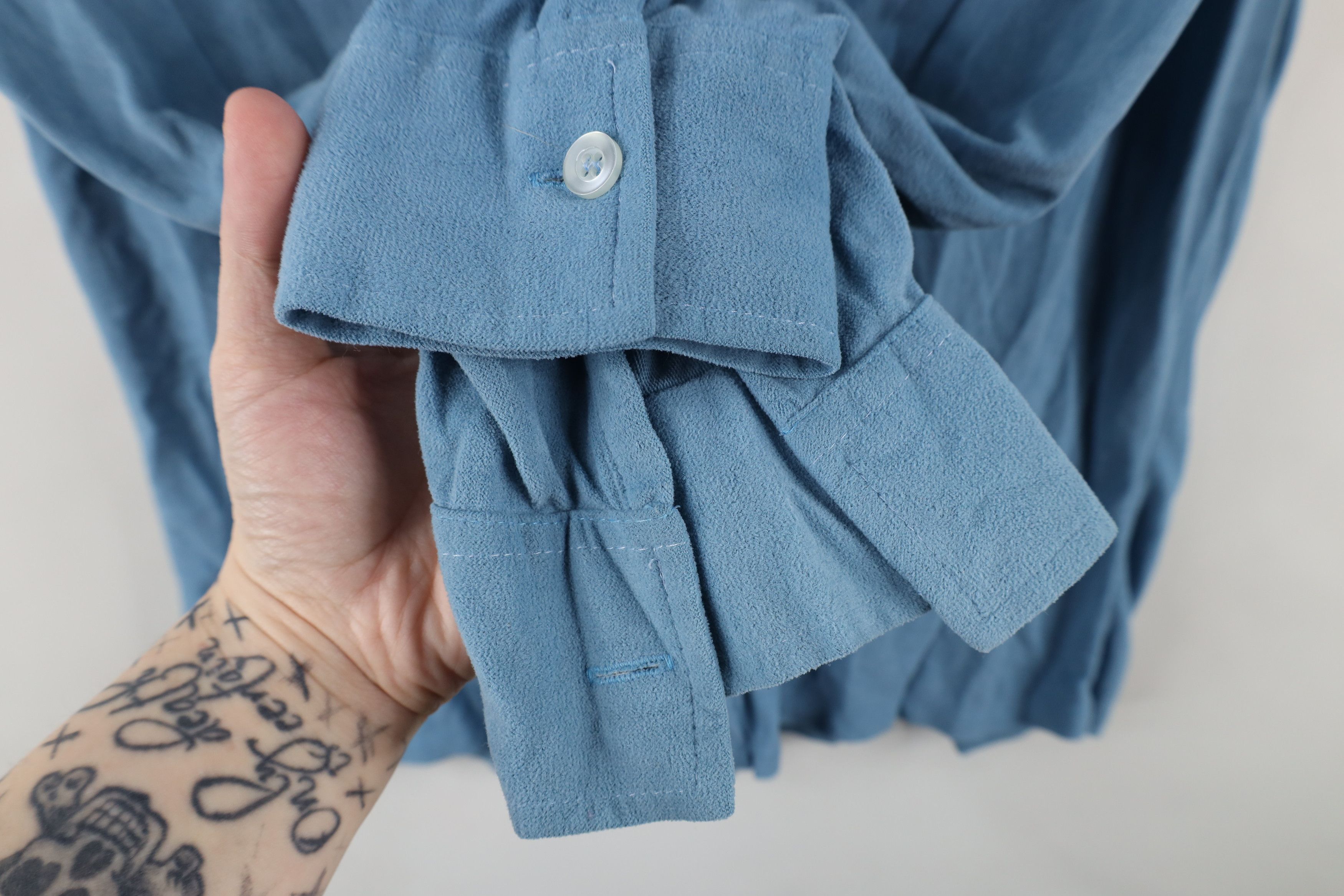 Vintage Vintage 70s Streetwear Double Pocket Collared Button Shirt Size US L / EU 52-54 / 3 - 4 Thumbnail