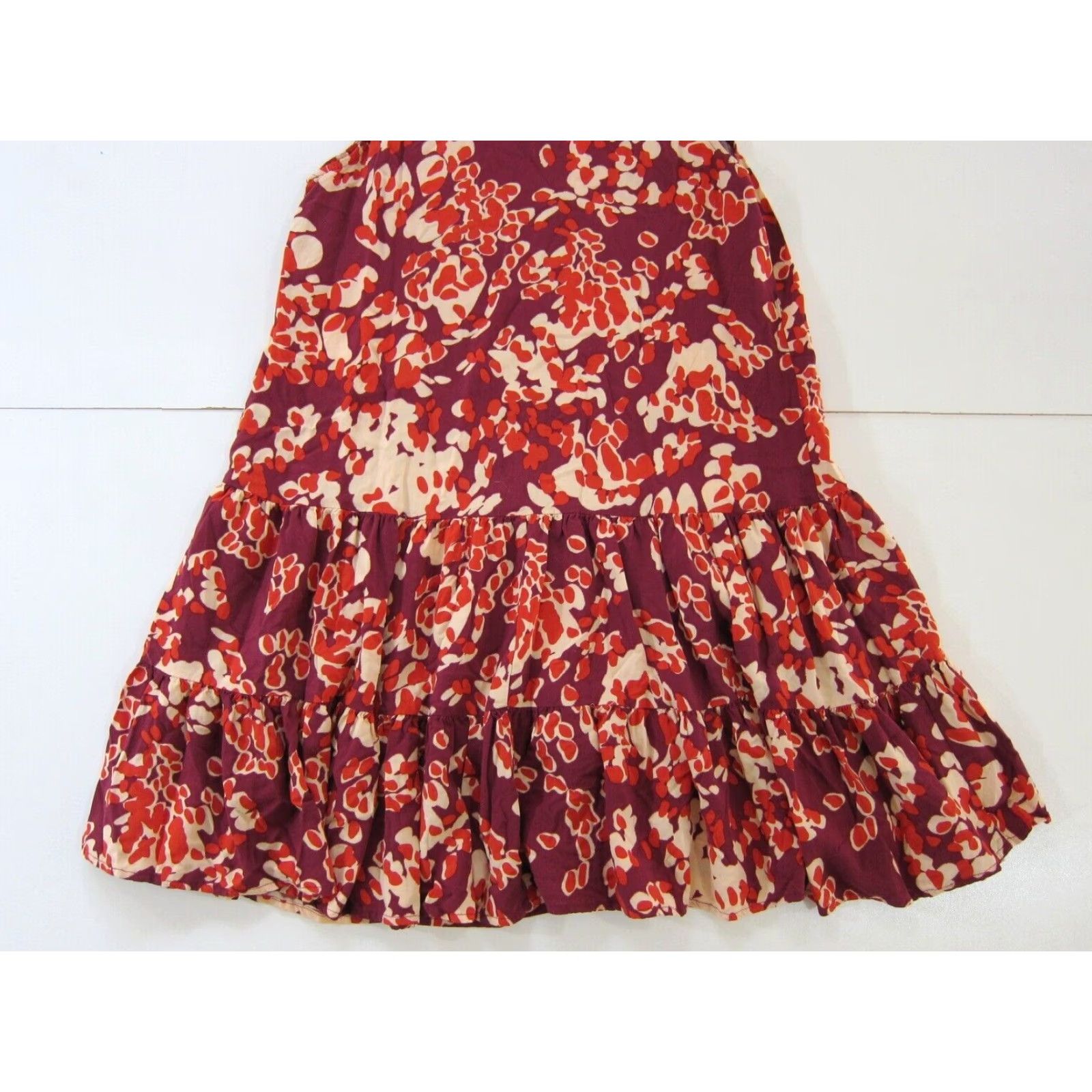 Nine West Nine West Pink Red Abstract High Neck Sleeveless Tunic Dress Small Size S / US 4 / IT 40 - 7 Thumbnail