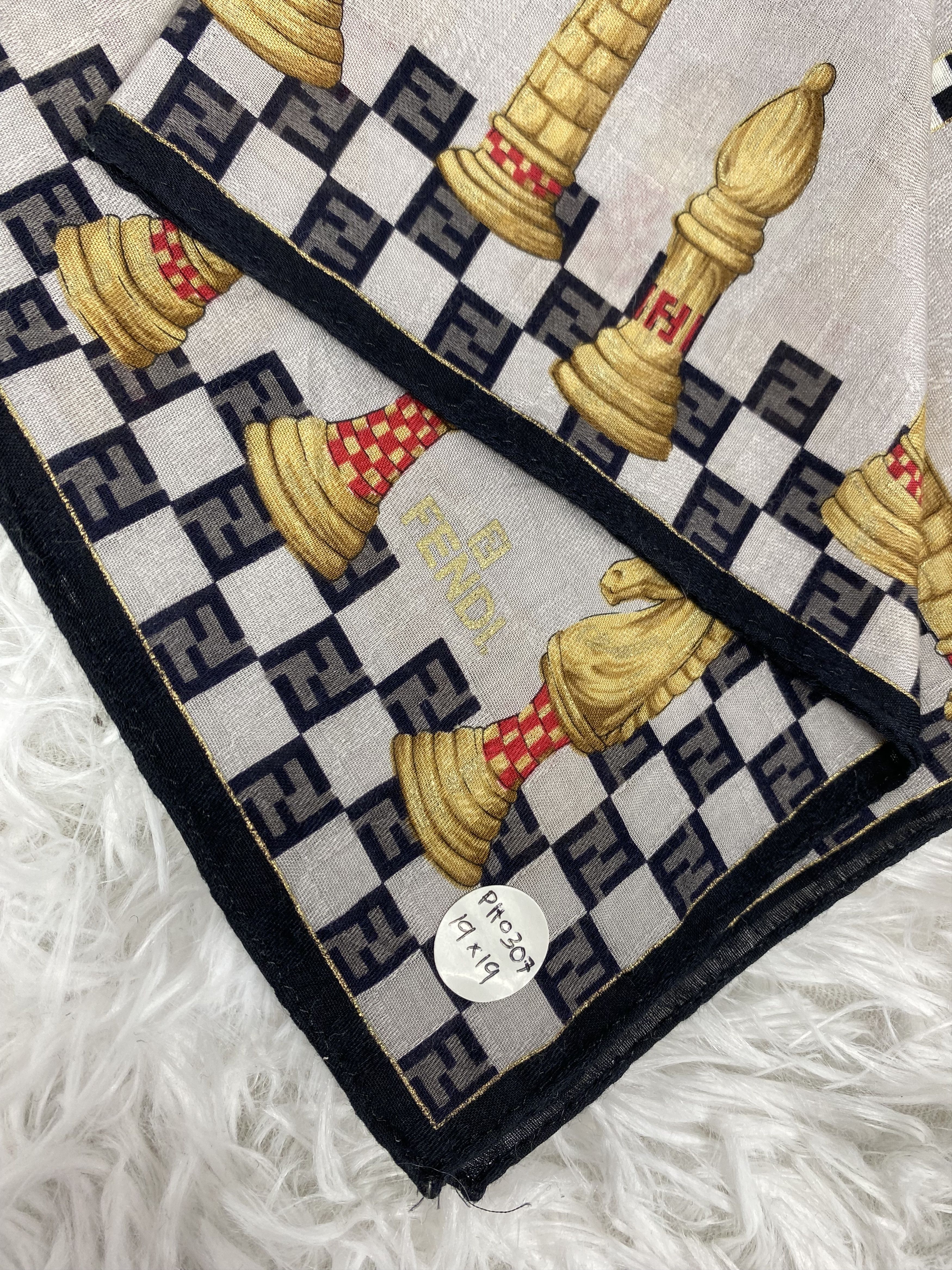 Vintage Vintage Fendi Handkerchief Neckerchief PH0307 Size ONE SIZE - 2 Thumbnail