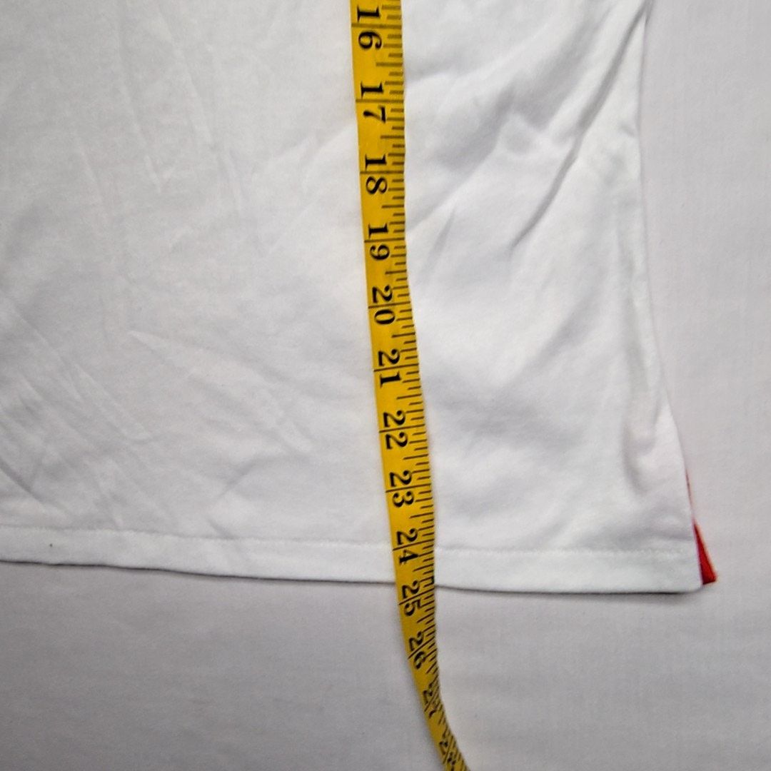 Vintage Vintage Montana Graphic Tee Le Riche Red White V-Neck Shirt Size L / US 10 / IT 46 - 8 Thumbnail