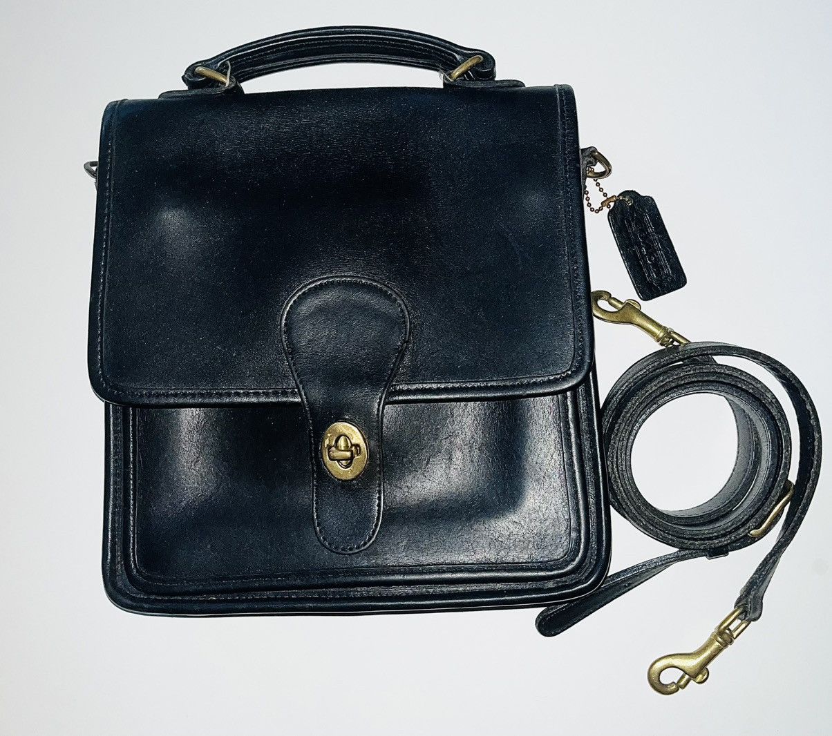 Coach Vintage COACH Black 5130 Station Bag Crossbody EUC Size ONE SIZE - 1 Thumbnail