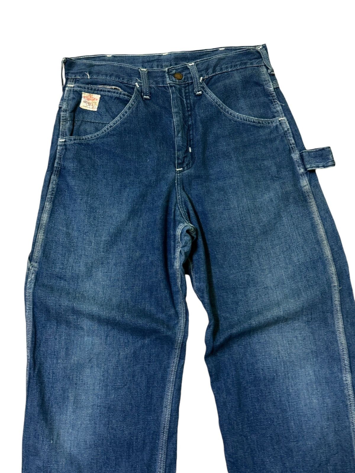 Vintage Vintage 90s Pointer Carpenter Jeans Baggy Talon Zipper Jeans Size US 28 / EU 44 - 4 Thumbnail