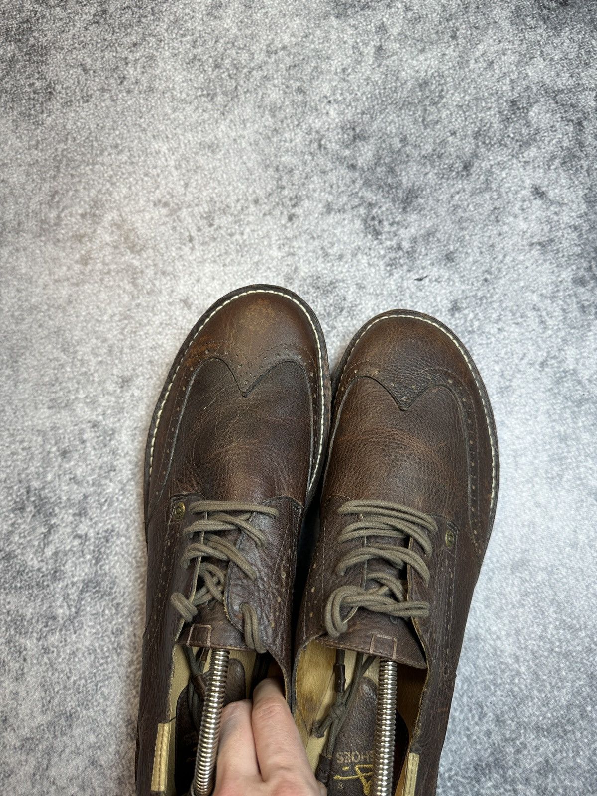 Designer × Leather Vintage Casual Leather Shoes Streetwear Luxury 15 USA Rare Size US 15 / EU 48 - 3 Thumbnail