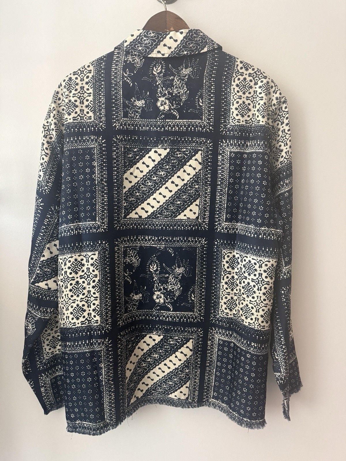 Kith Paisley Silk Twill Boxy Collared Overshirt Vista Size US S / EU 44-46 / 1 - 2 Thumbnail