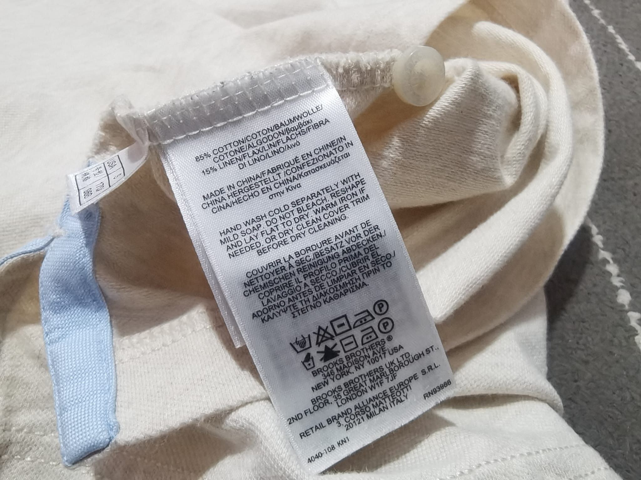 Brooks Brothers Brooks Brothers polo pocket LS S 2158 Size US S / EU 44-46 / 1 - 13 Thumbnail