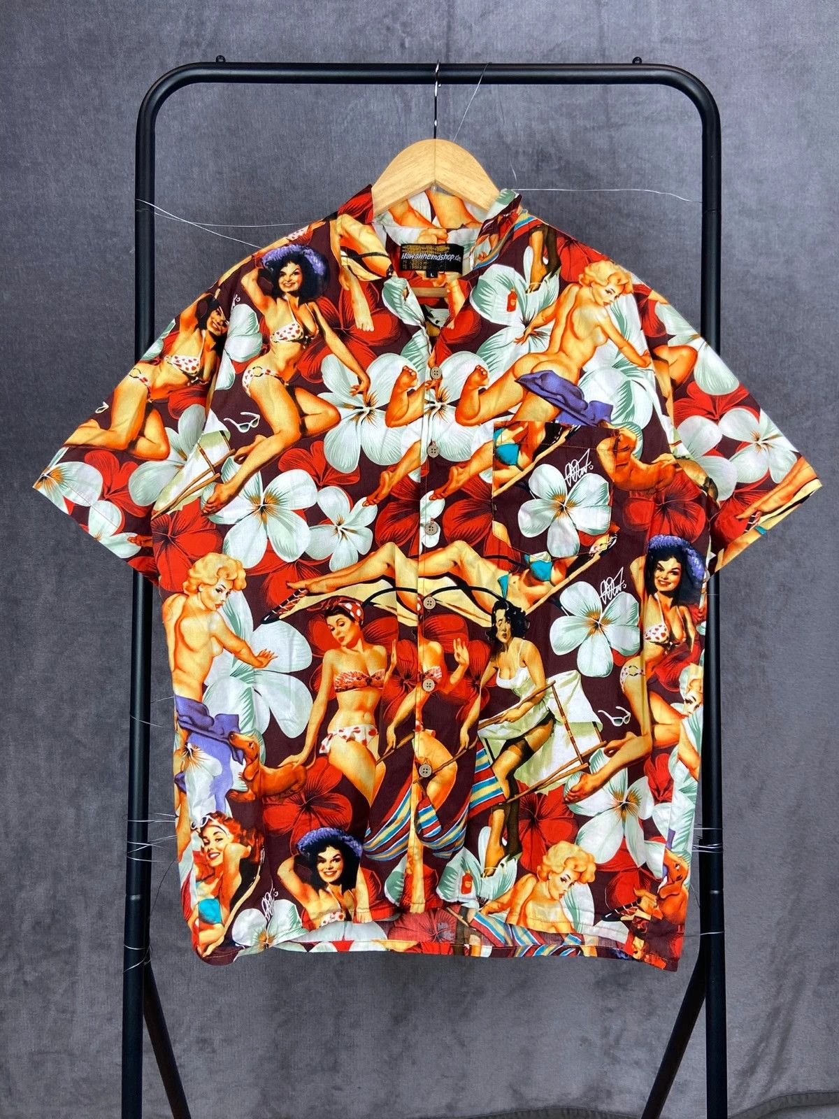Other HawaiiHends Orange T-Shirt L Surf Vintage Size US L / EU 52-54 / 3 - 1 Thumbnail