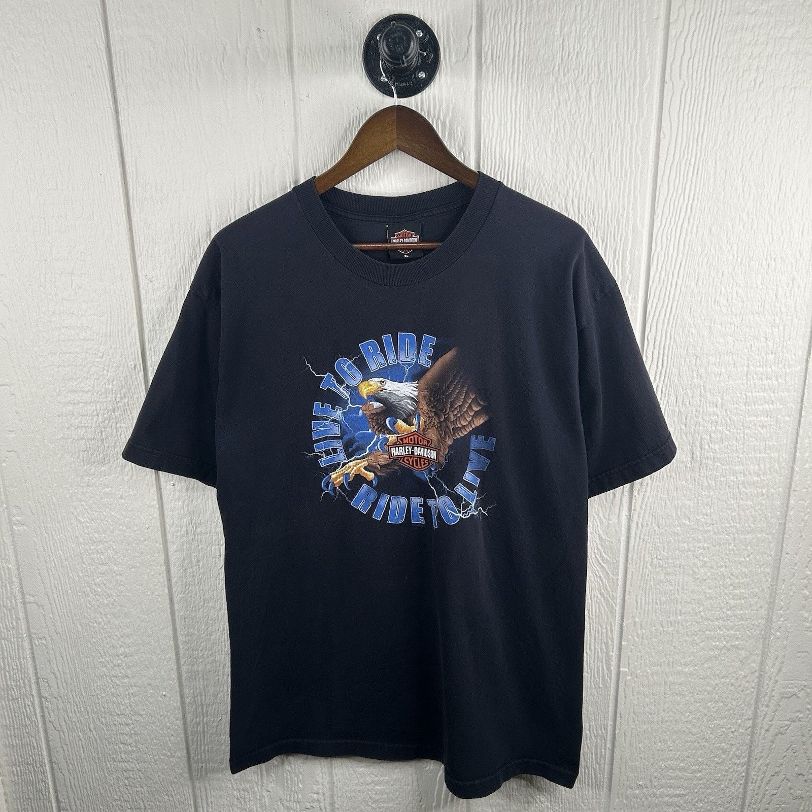 Harley Davidson Harley Davidson T-shirt Two-Sided Sexy Pinup Girl