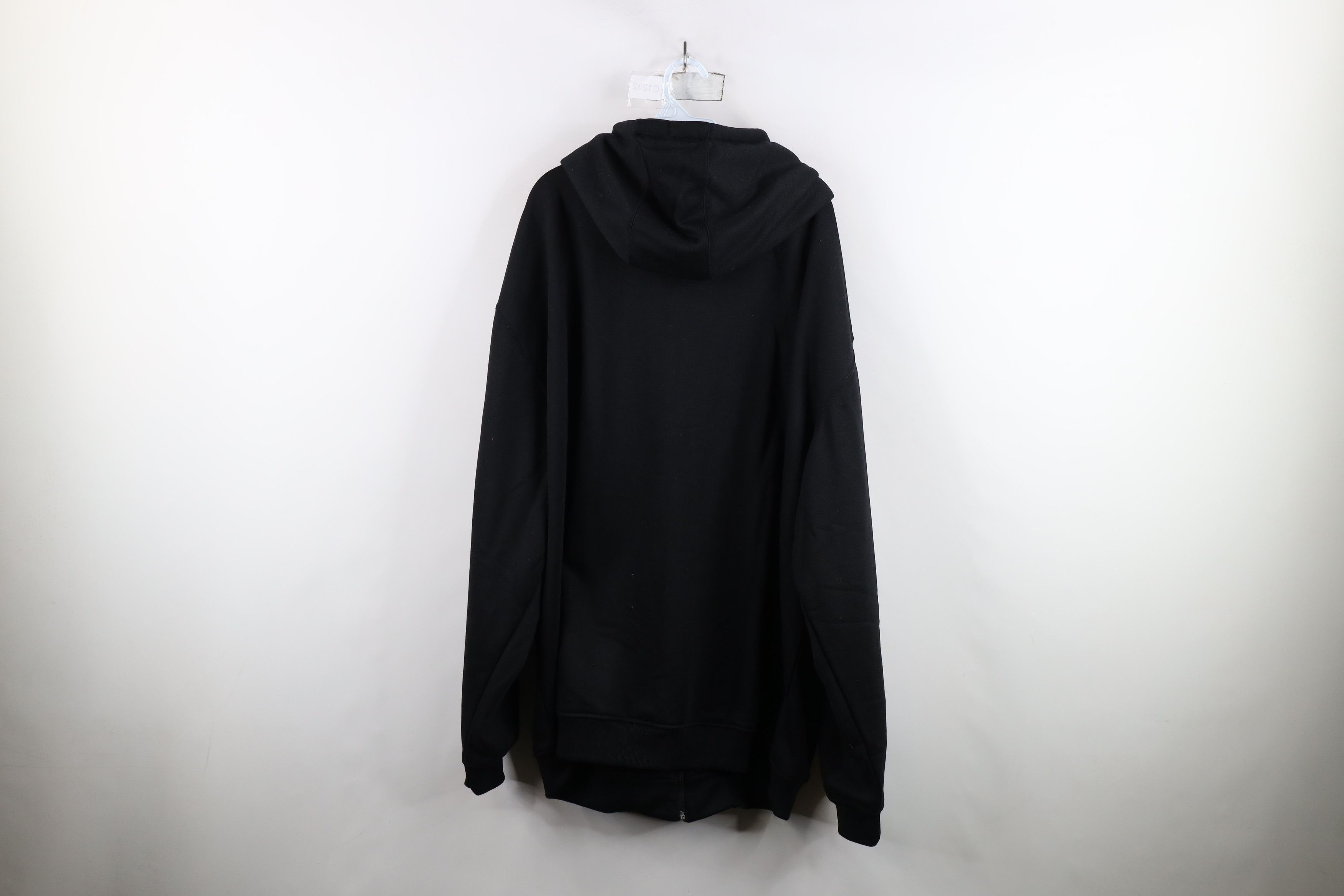 Vintage Deadstock Vintage Y2K Streetwear Full Zip Hoodie Black Size US XXL / EU 58 / 5 - 11 Thumbnail