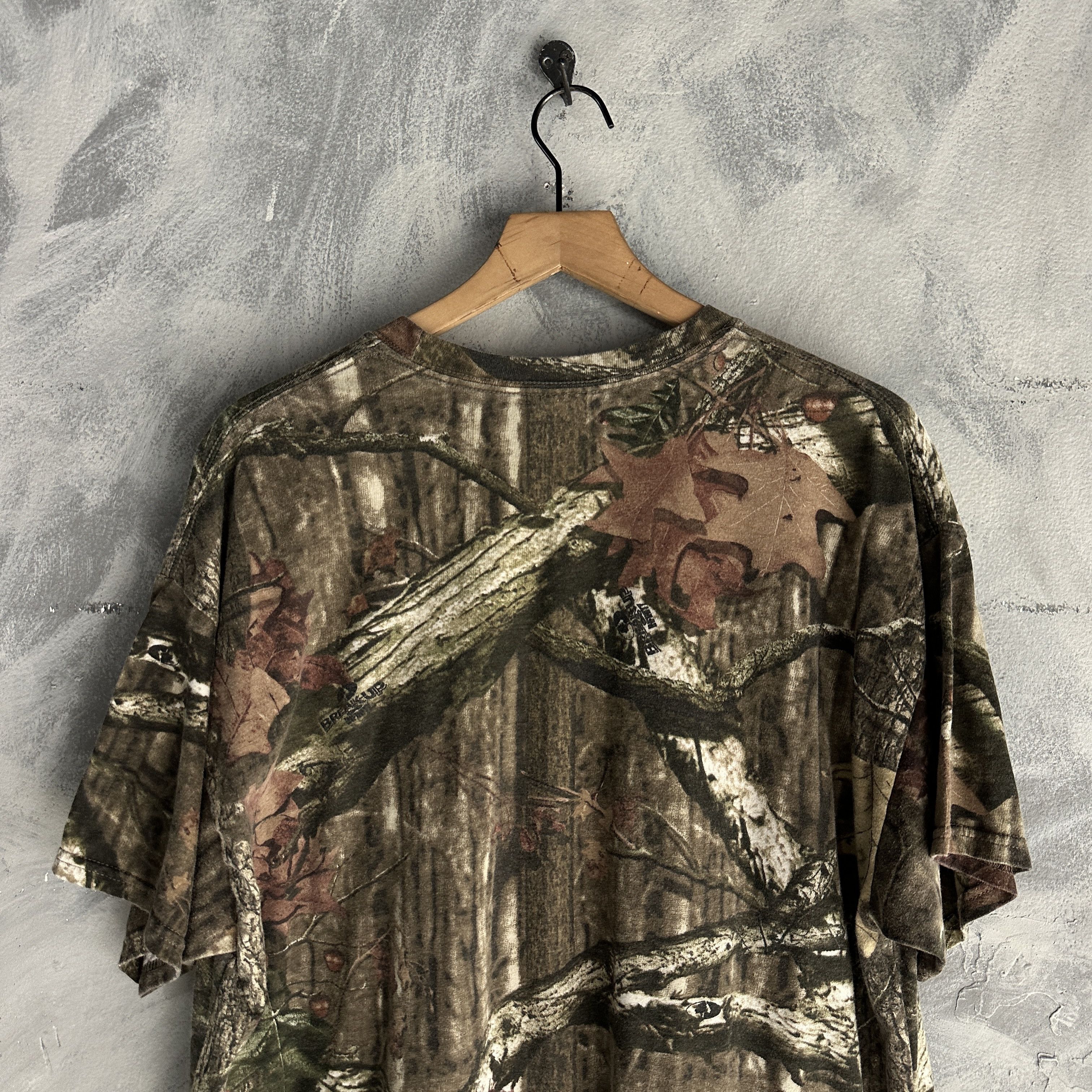 Mossy Oaks Vintage Mossy Oak Camo Camouflage T Shirt Mens Breakup Size US XL / EU 56 / 4 - 7 Thumbnail
