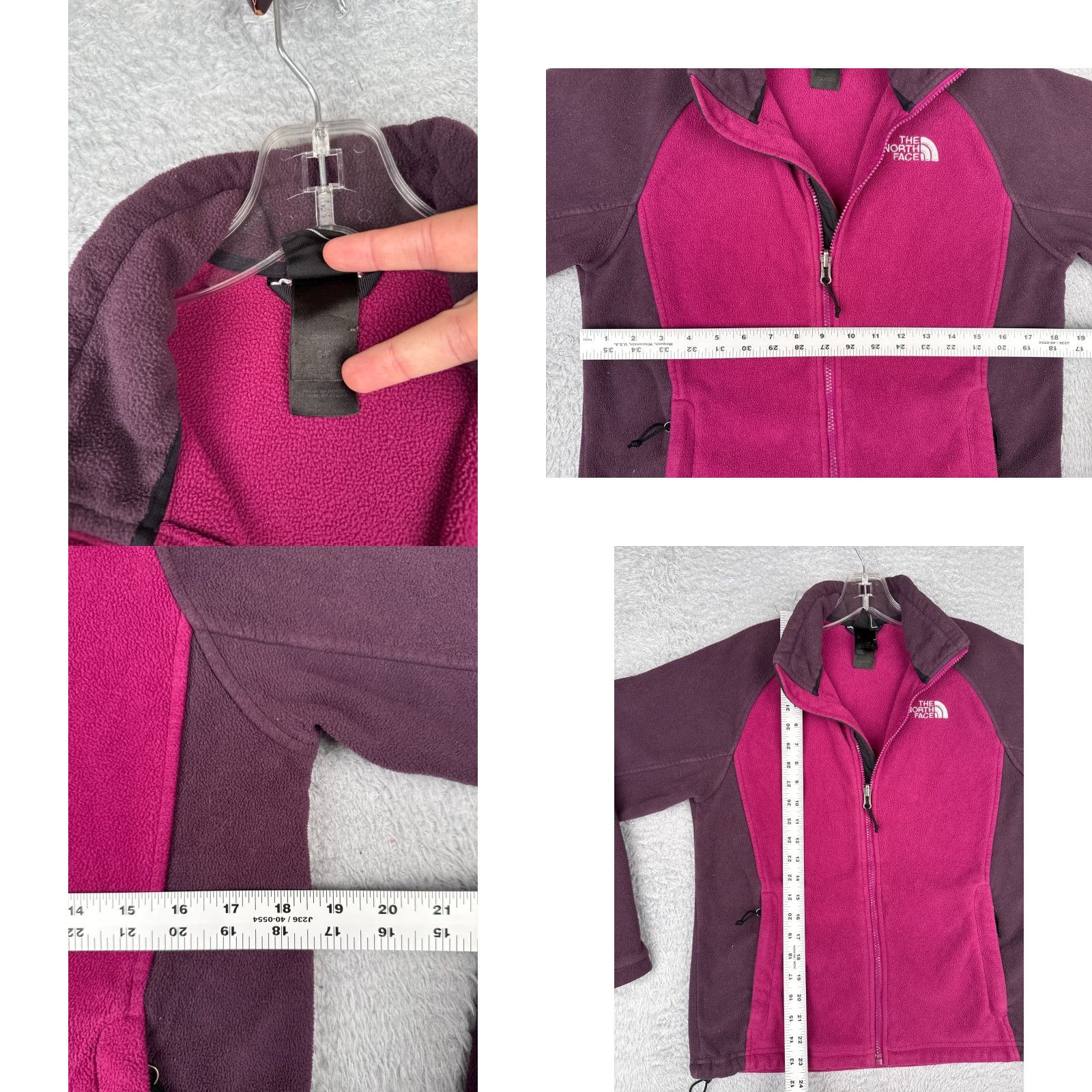 The North Face The North Face Jacket Womens Small Pink Full Zip Mock Neck Polyester Fleece Size S / US 4 / IT 40 - 8 Thumbnail