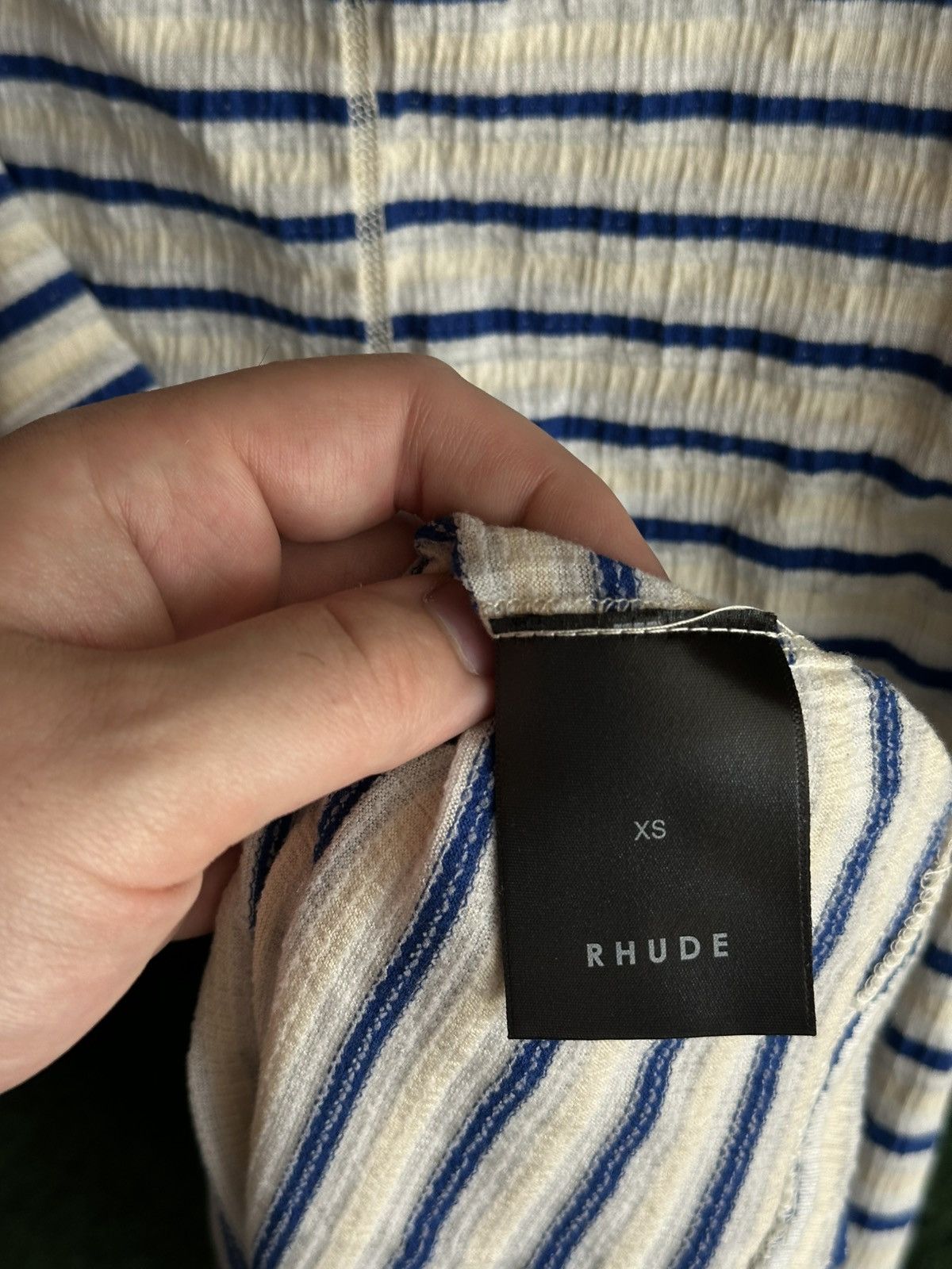 Rhude Rhude Striped Tank Top Vintage White Size US XS / EU 42 / 0 - 3 Thumbnail