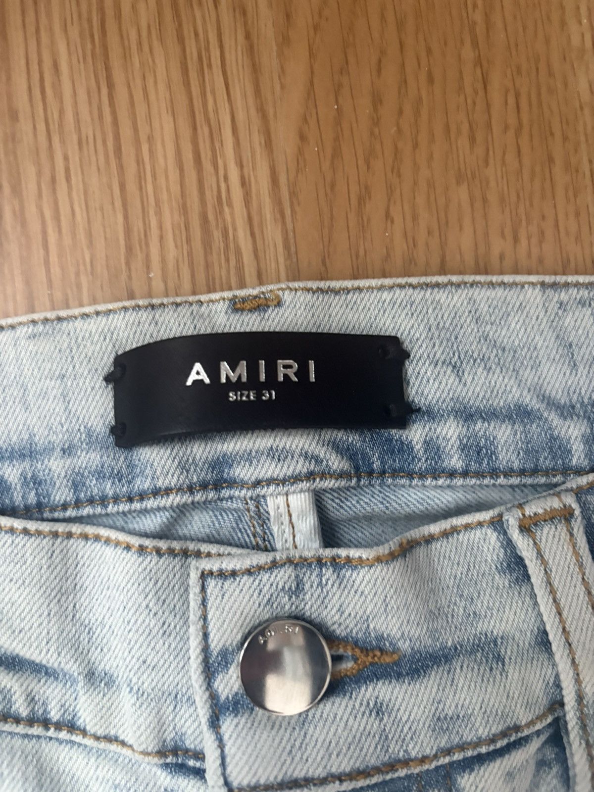 Amiri Amiri Trasher Plus Jean Vintage Sky Indigo Size US 31 - 2 Thumbnail