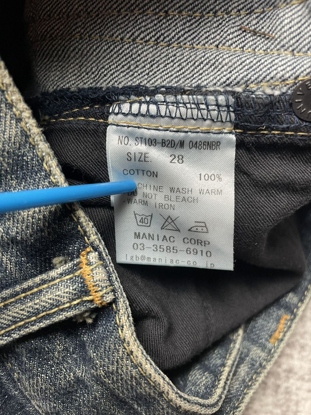 Le Grande Bleu (L.G.B.) L.G.B. distressed Jeans Size US 28 / EU 44 - 13 Thumbnail