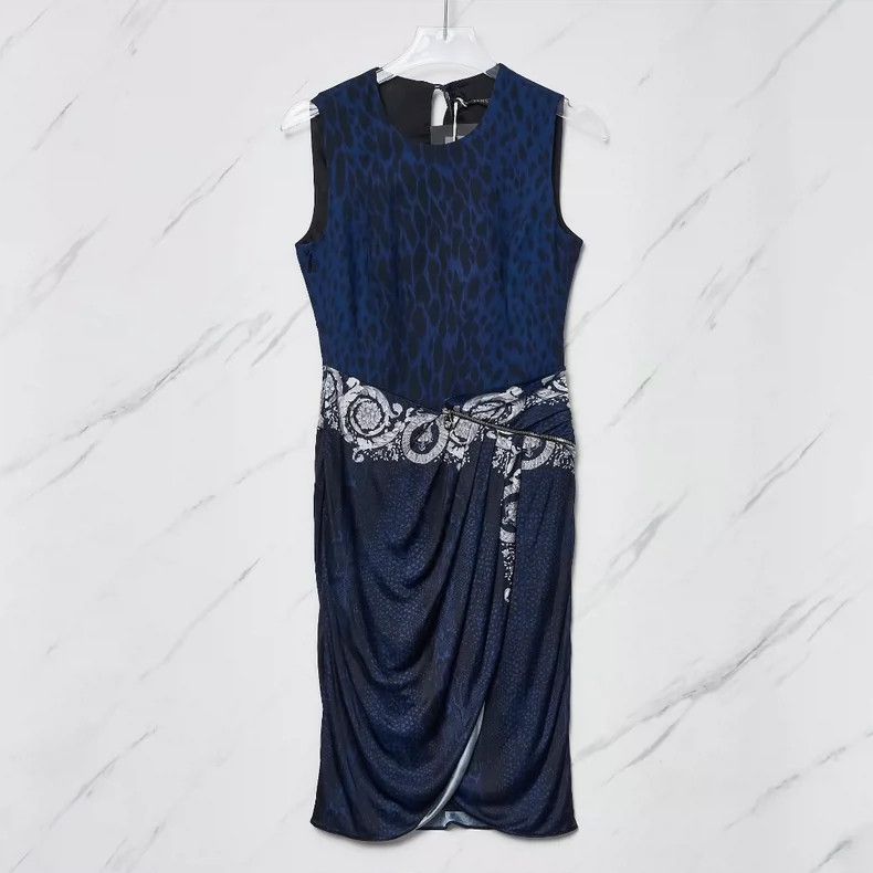 Versace Versace Women's Sleeveless Leopard Dress - dmc Size M / US 6-8 / IT 42-44 - 1 Thumbnail