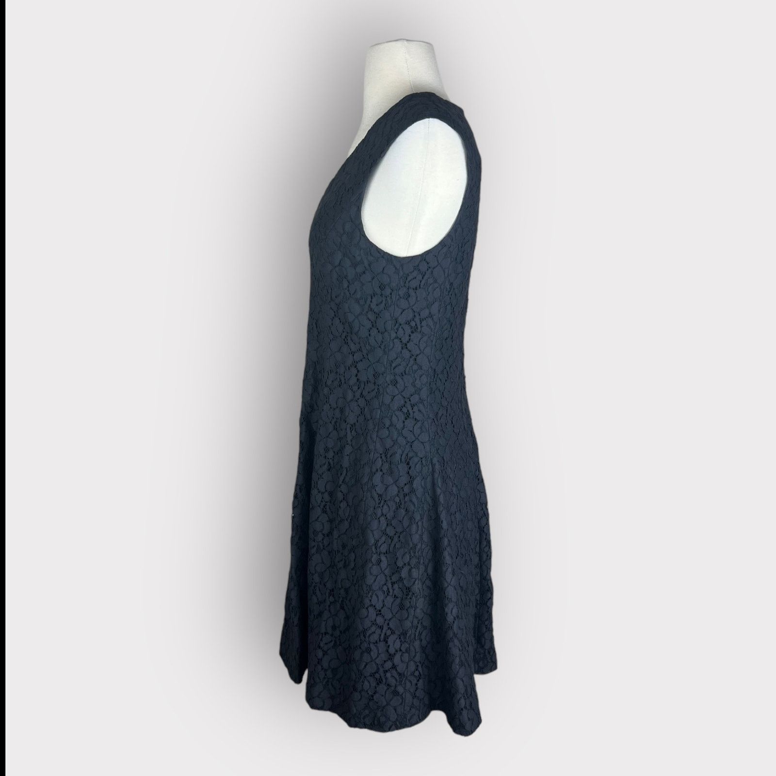 Derek Lam 10 Crosby 10 Crosby Derek Lam | Black Lace A-line Mini Dress | 4 Size S / US 4 / IT 40 - 6 Thumbnail