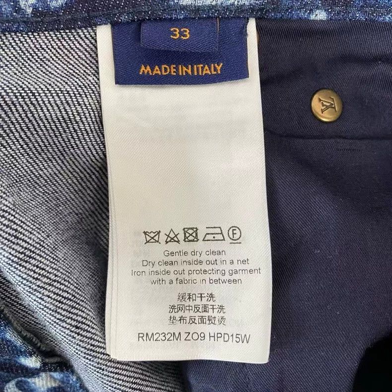 Louis Vuitton Louis Vuitton Full Print Jeans Size US 33 - 4 Thumbnail